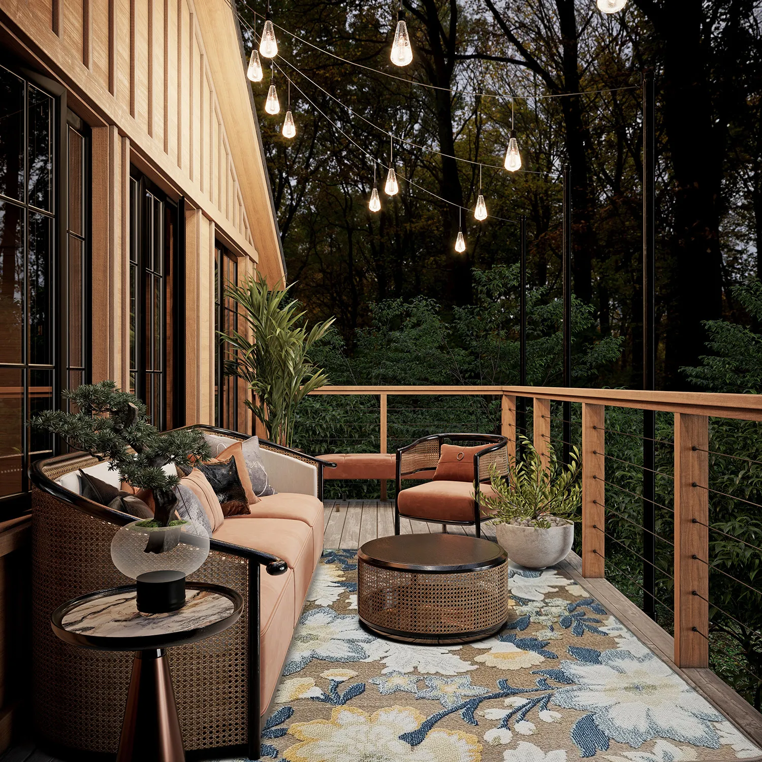 Indoor/Outdoor rug - Lucca (multi)