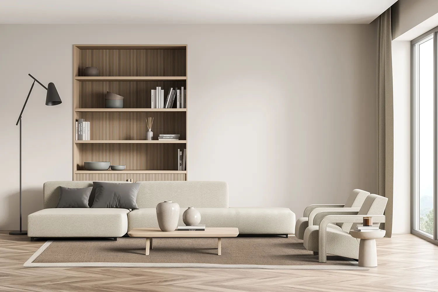 Sisal rugs - Agave (beige/grey)