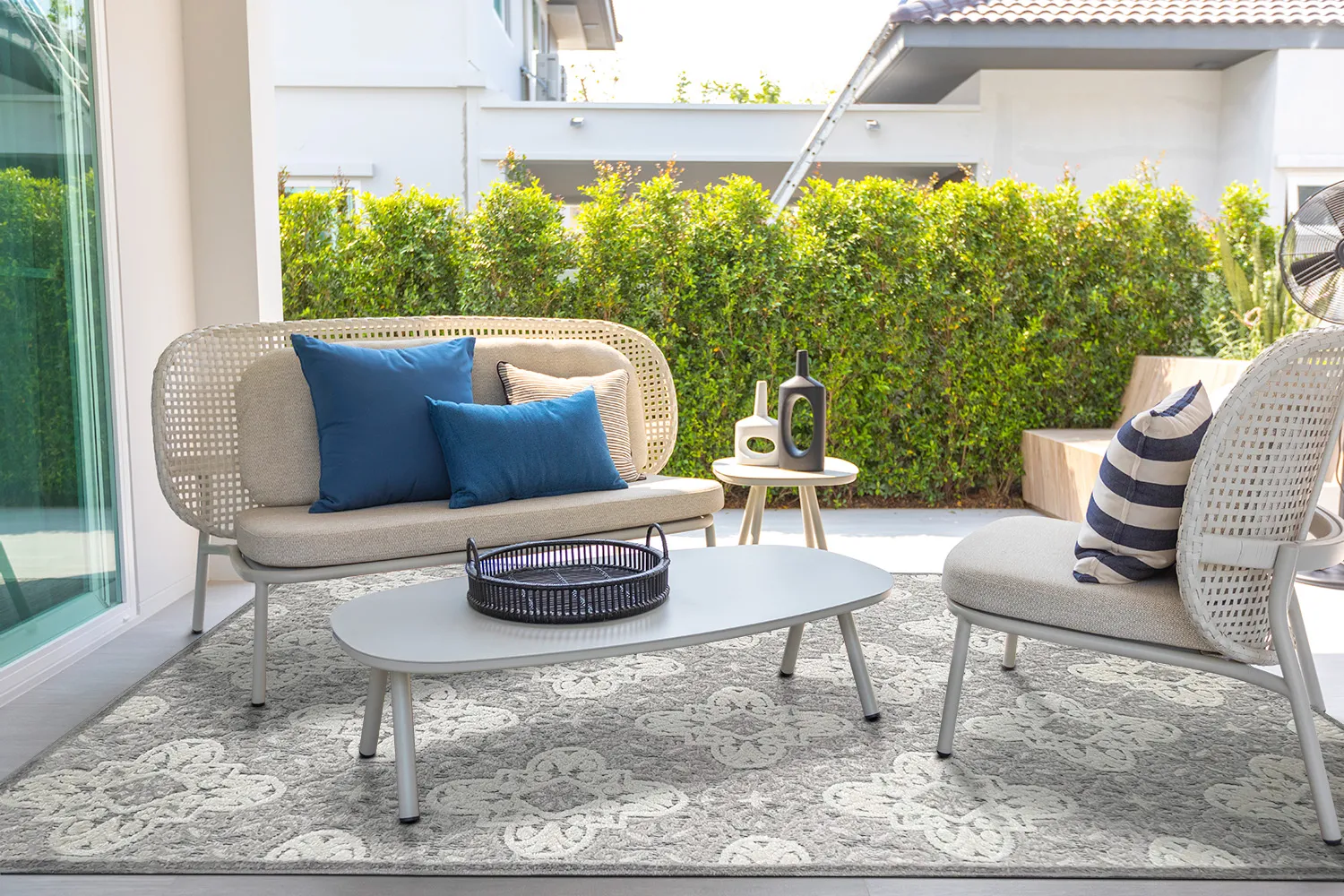 Shaggy Indoor-Outdoor - Hampton (grey)