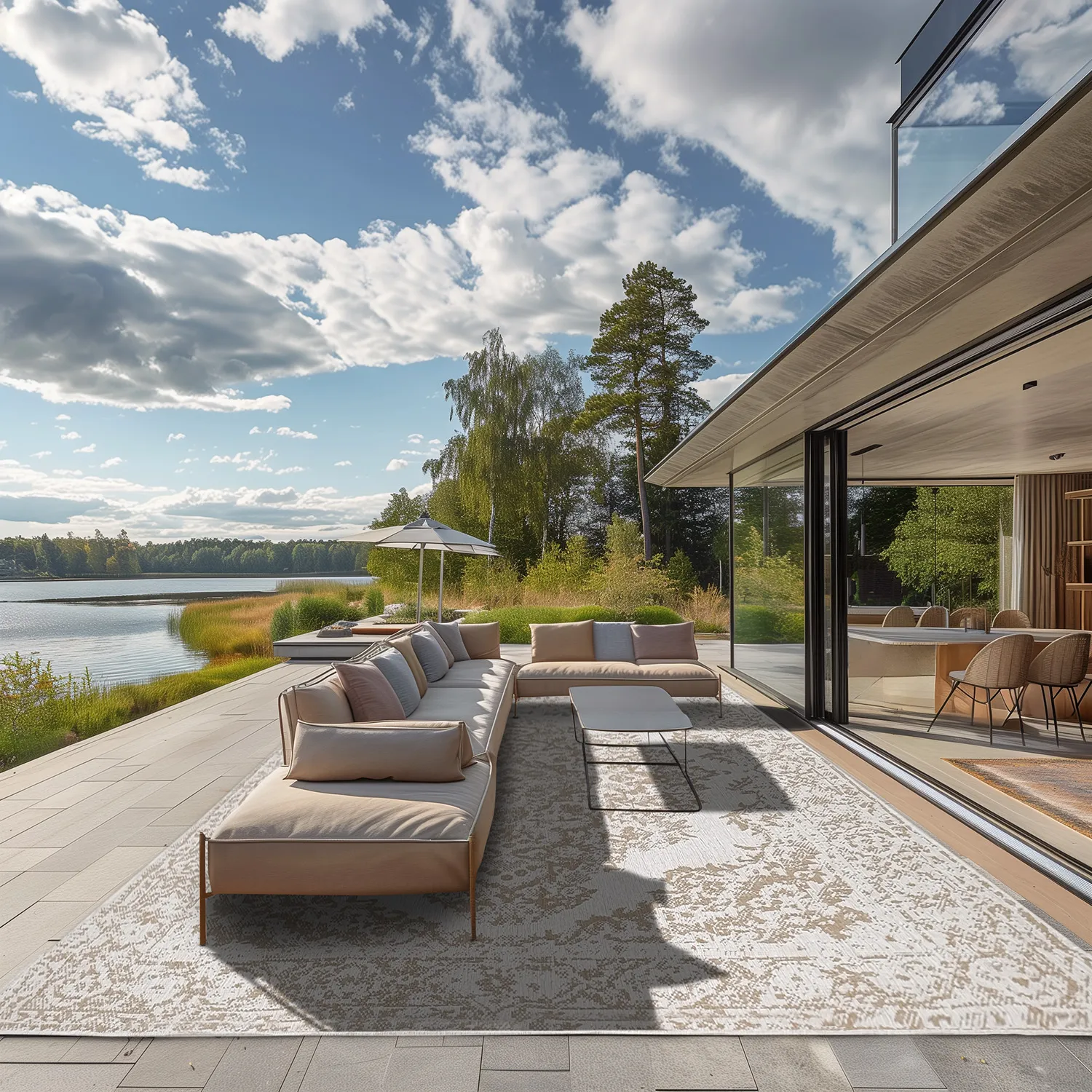 Indoor/Outdoor rug - Boyd (beige)