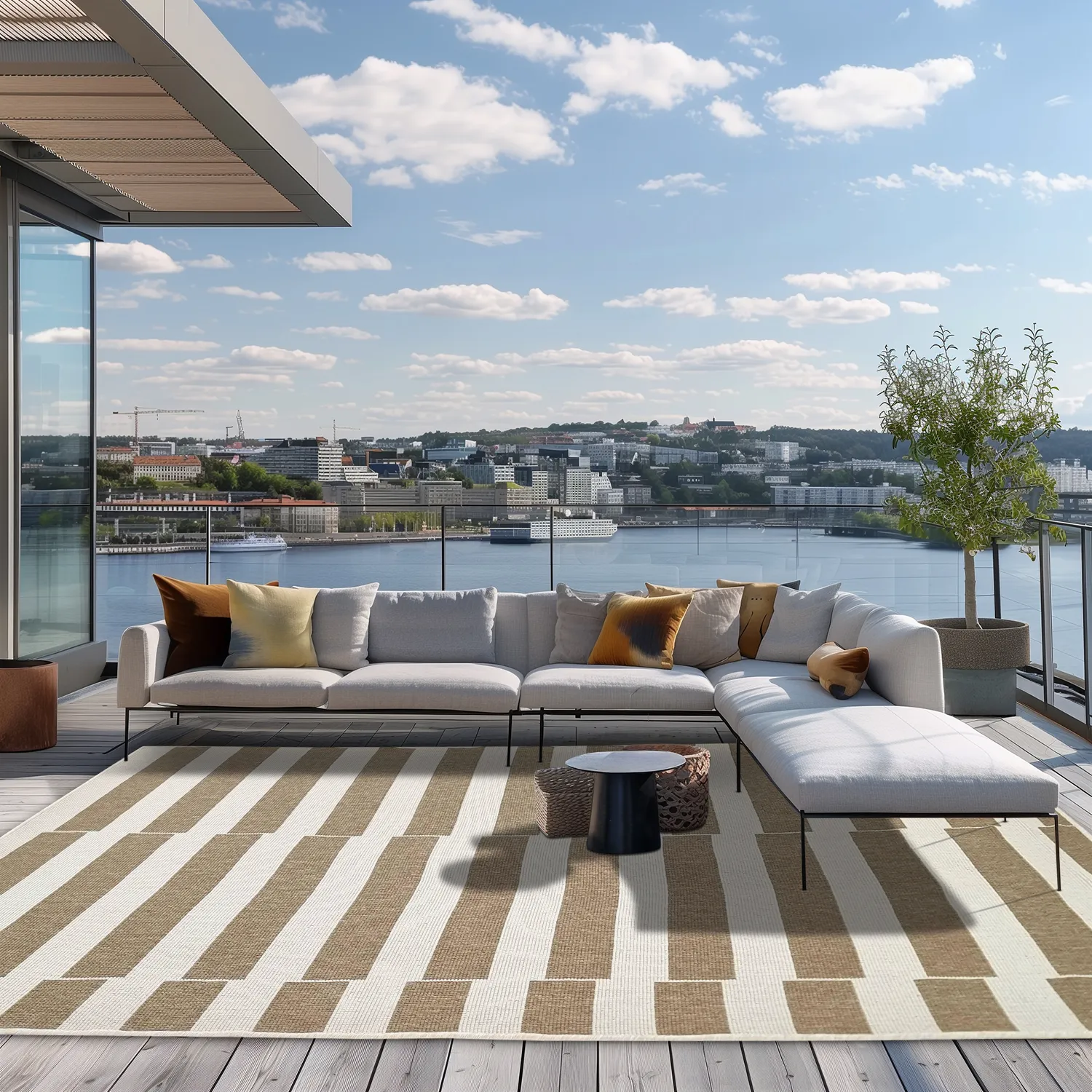 Indoor/Outdoor rug - Doyle (beige)