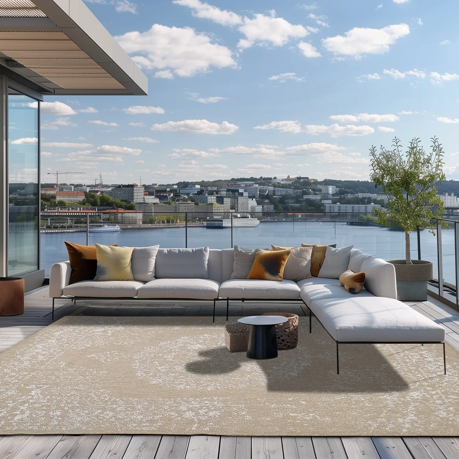 Indoor/Outdoor rug - Ellstin (beige)