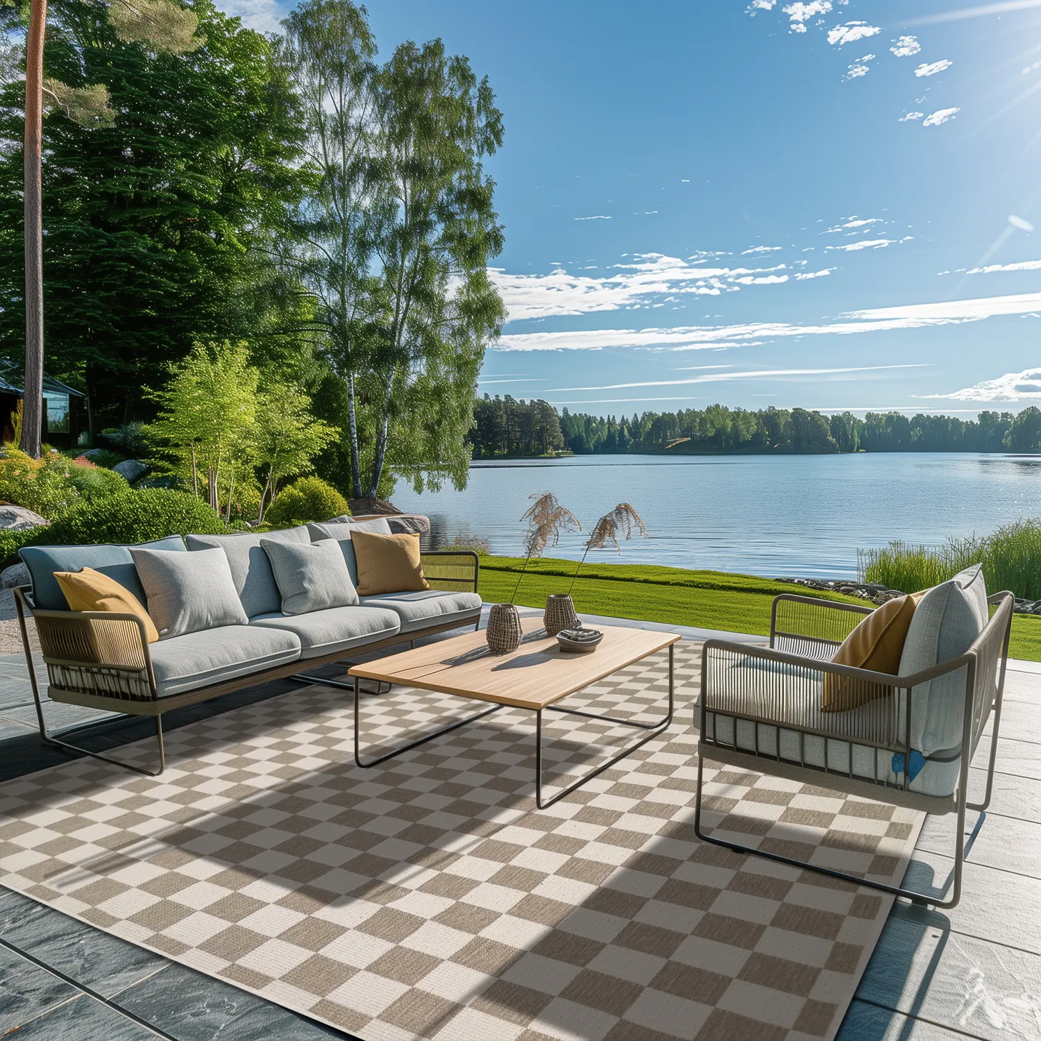 Indoor/Outdoor rug - Lucida (beige)