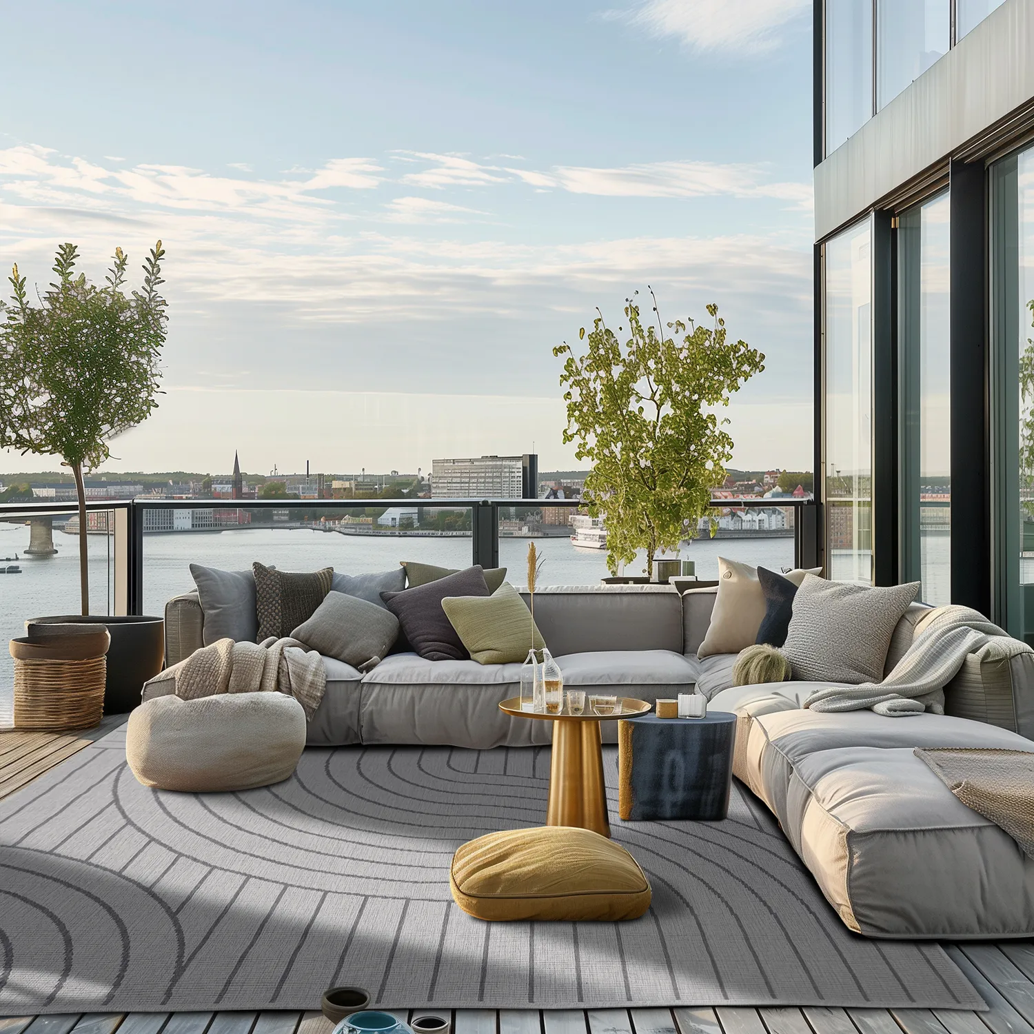 Indoor/Outdoor rug - Maynard (black)