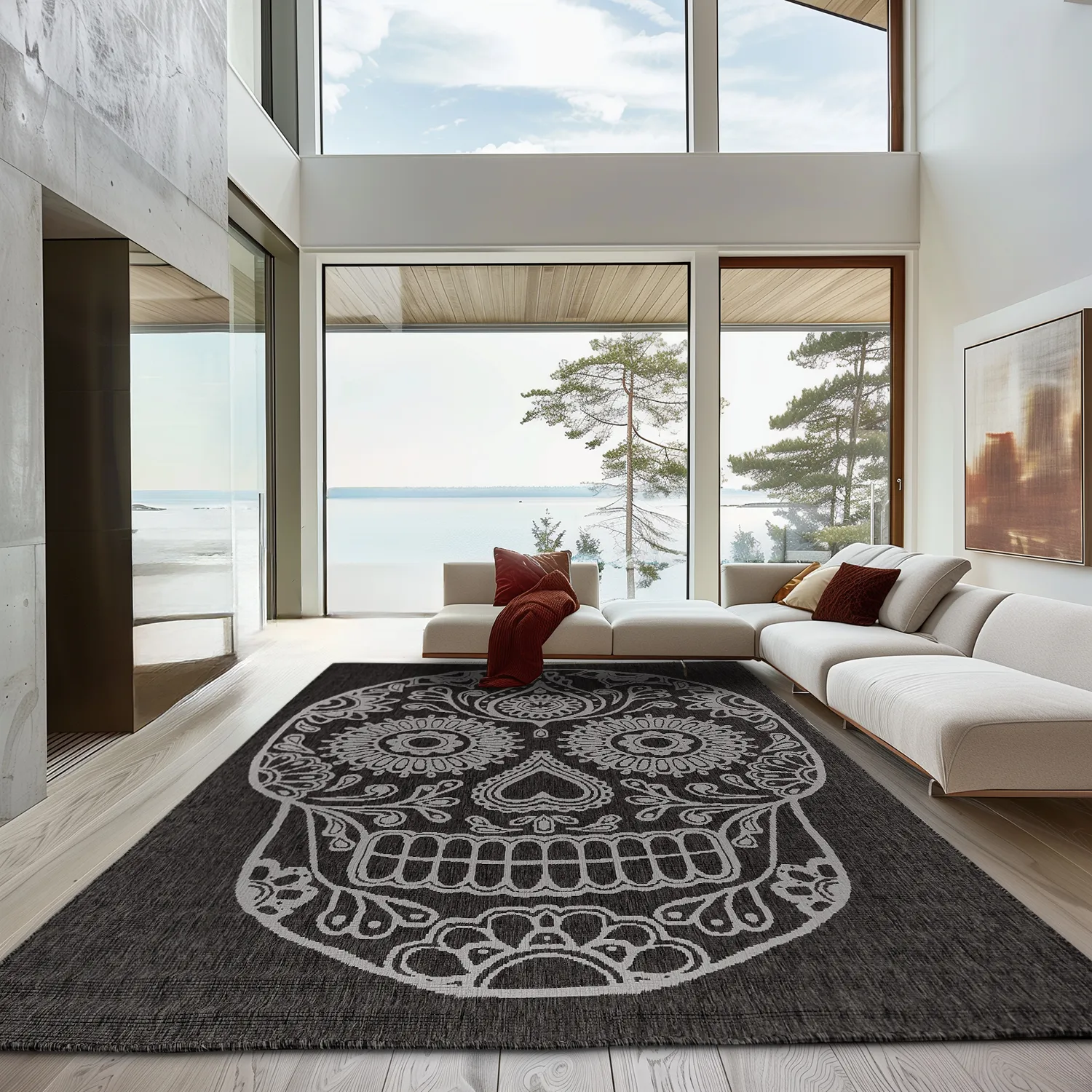Indoor/Outdoor rug - Raylan (black)