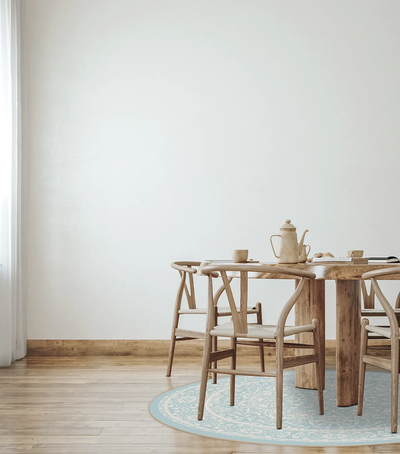 Round rug - Vivian (blue)