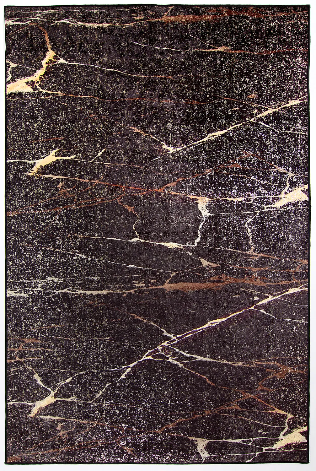Wilton rug - Nara (black/gold)
