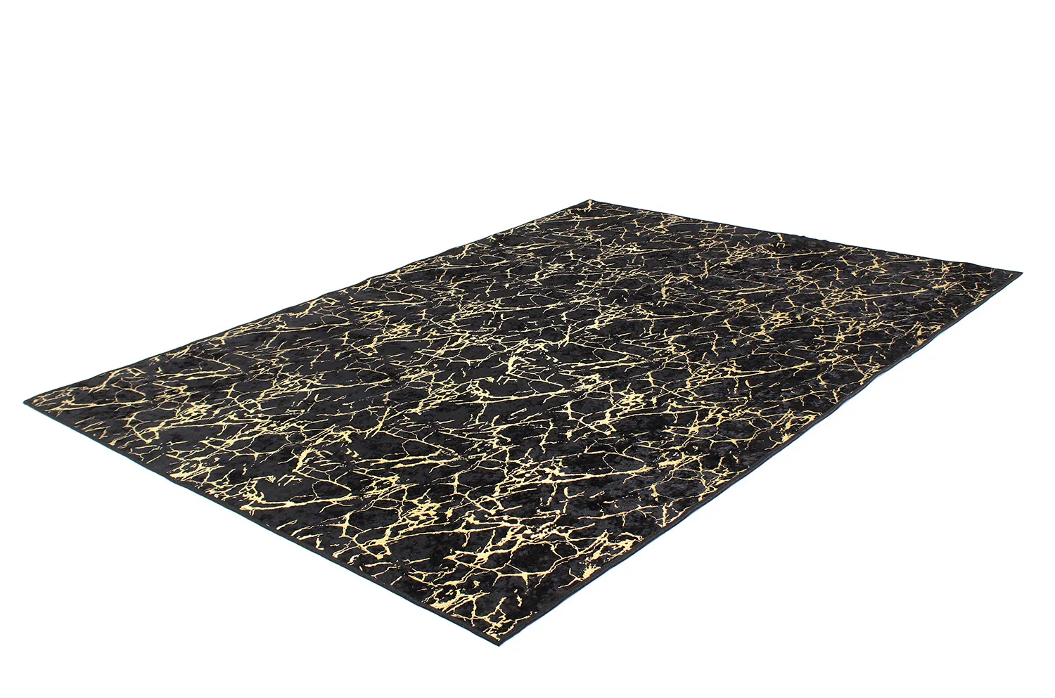 Wilton rug - Alden (black/gold)