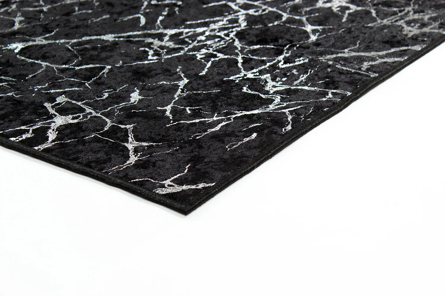 Wilton rug - Zaria (black/silver)