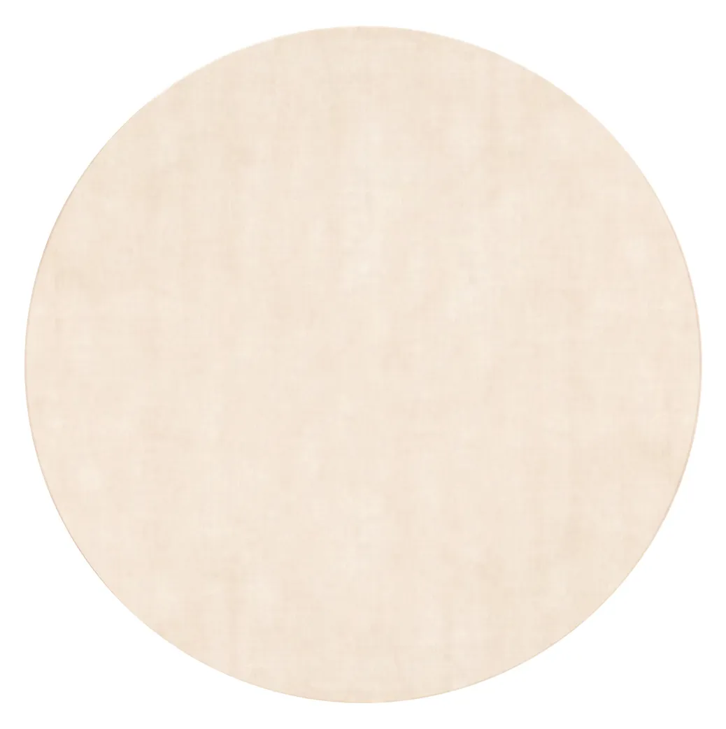 Round rug - Jodhpur Special Luxury Edition Viscose (light beige)
