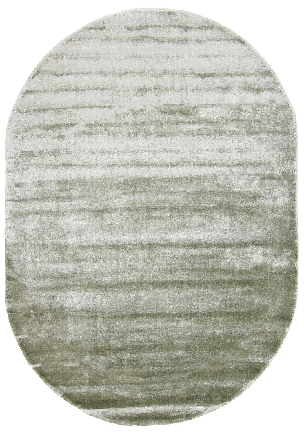 Oval viscose rug - Jodhpur Special Luxury Edition (green)
