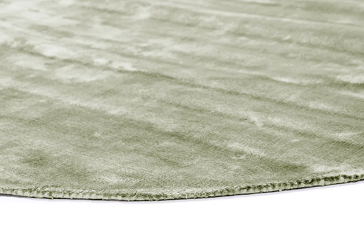 Oval viscose rug - Jodhpur Special Luxury Edition (green)