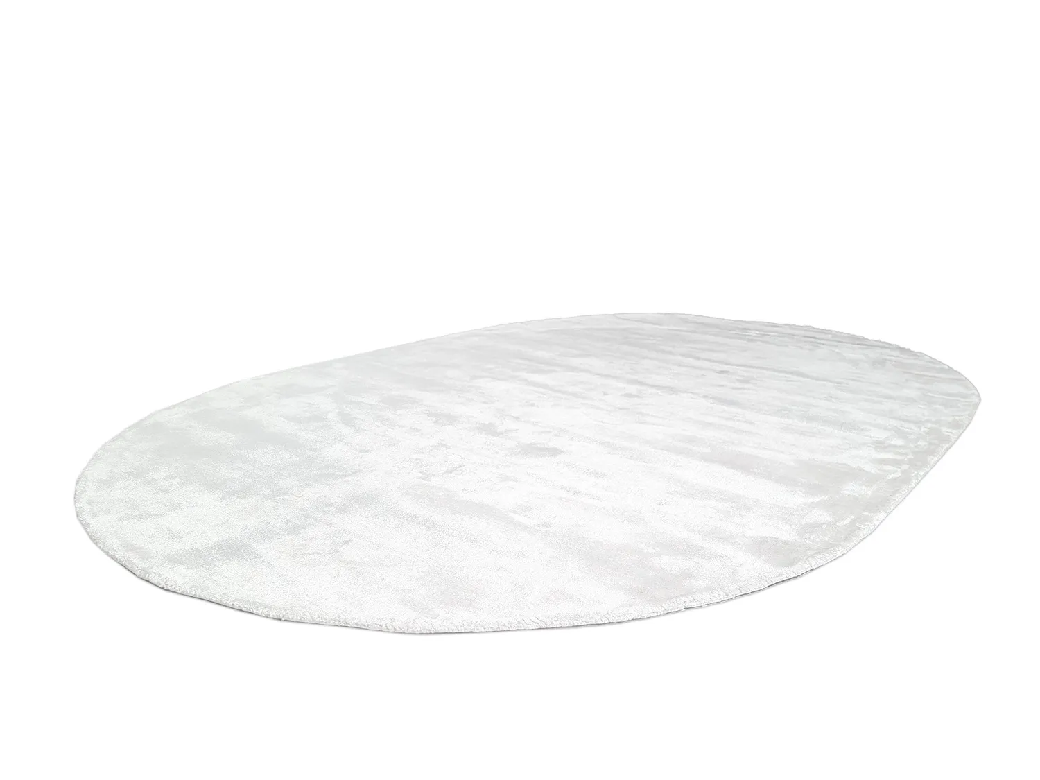 Oval viscose rug - Jodhpur Special Luxury Edition (offwhite)