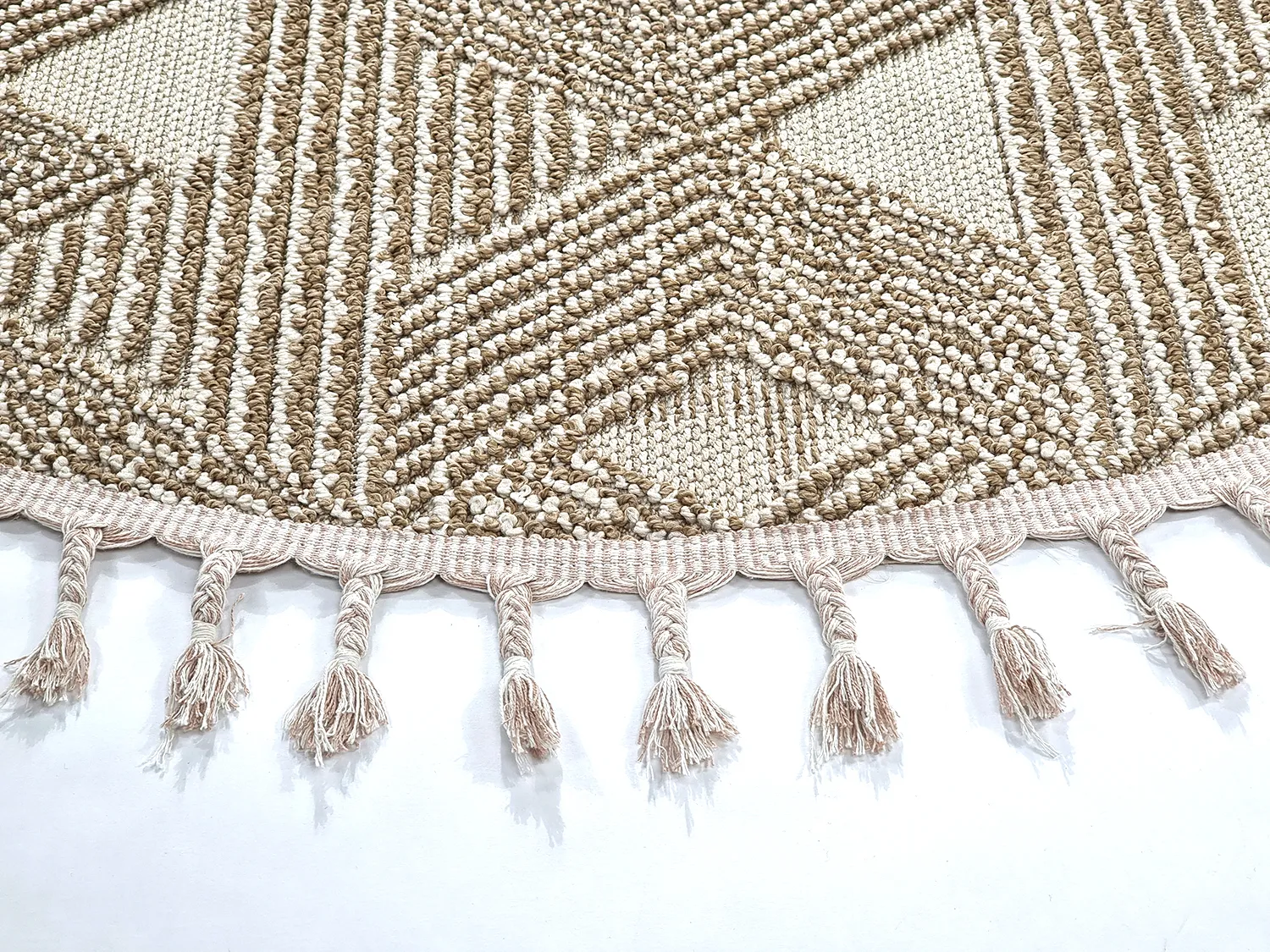 Round rug - Indoor/Outdoor Lennon (beige)