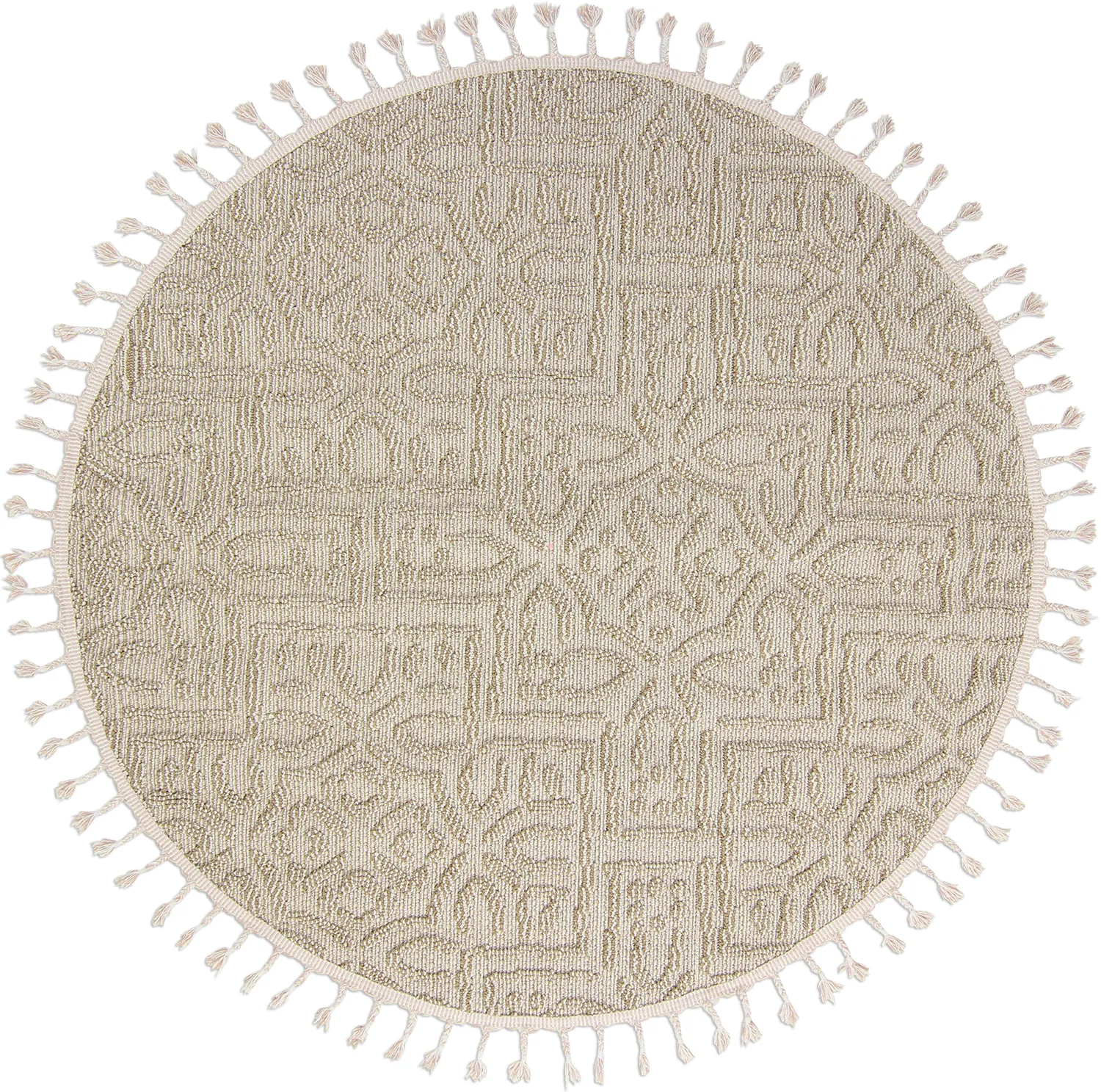 Round rug - Indoor/Outdoor Dorotea (beige)