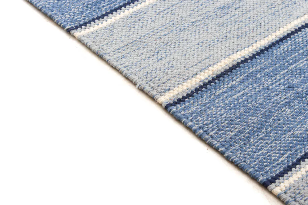 Rag rug - Julia (blue)