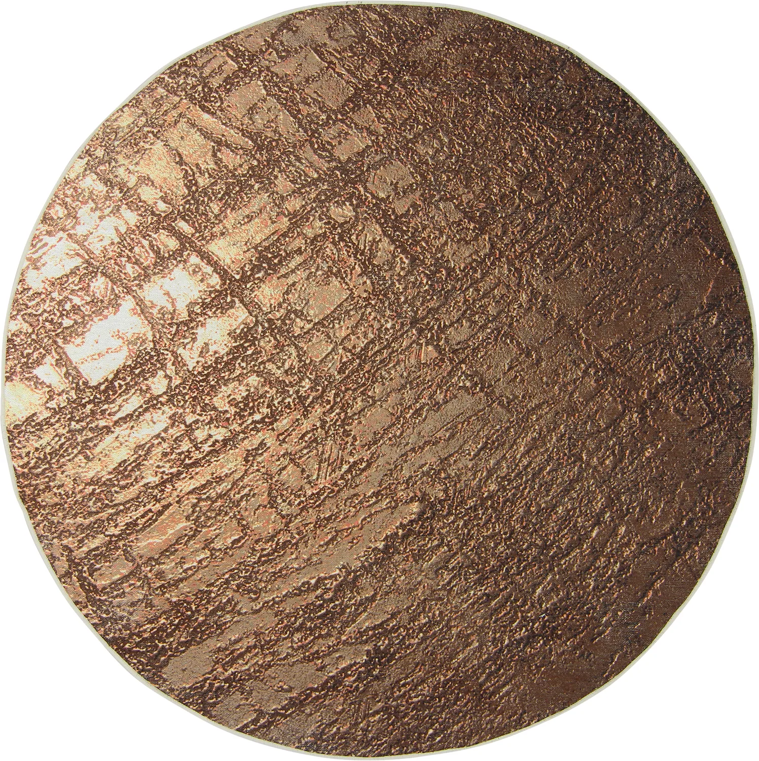 Round rug - Junes (gold)