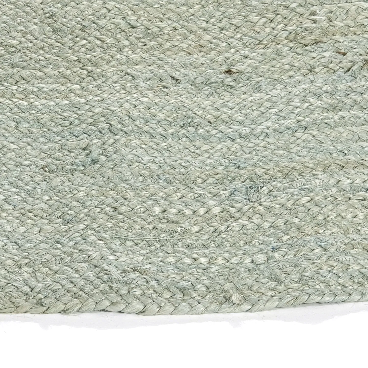 Round jute rug - Amasia (grey)