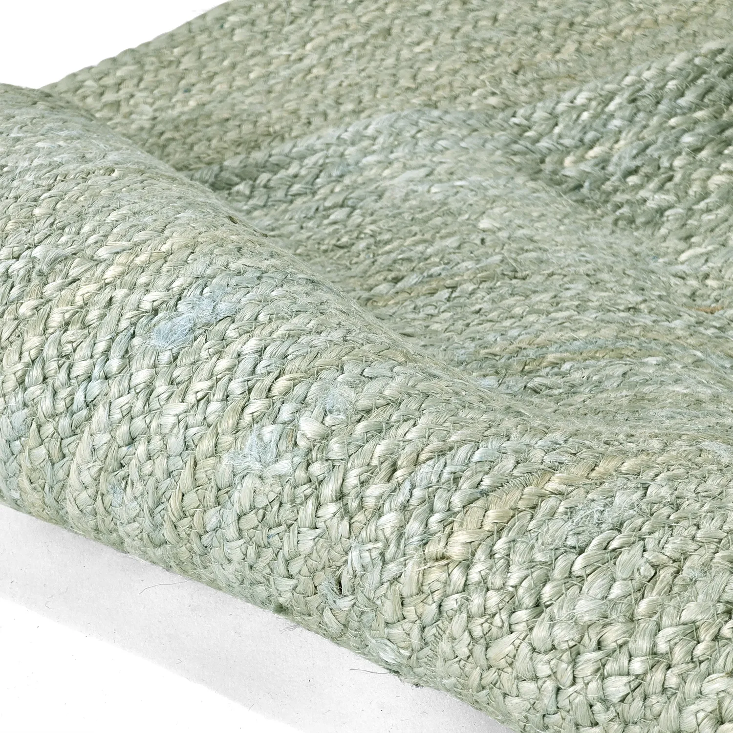 Round jute rug - Amasia (grey)