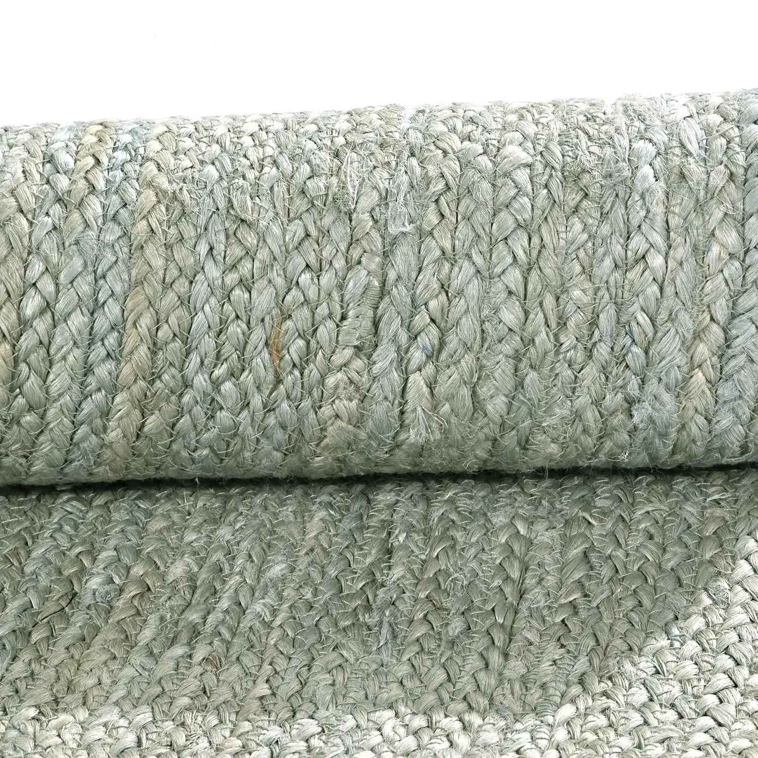 Round jute rug - Amasia (grey)