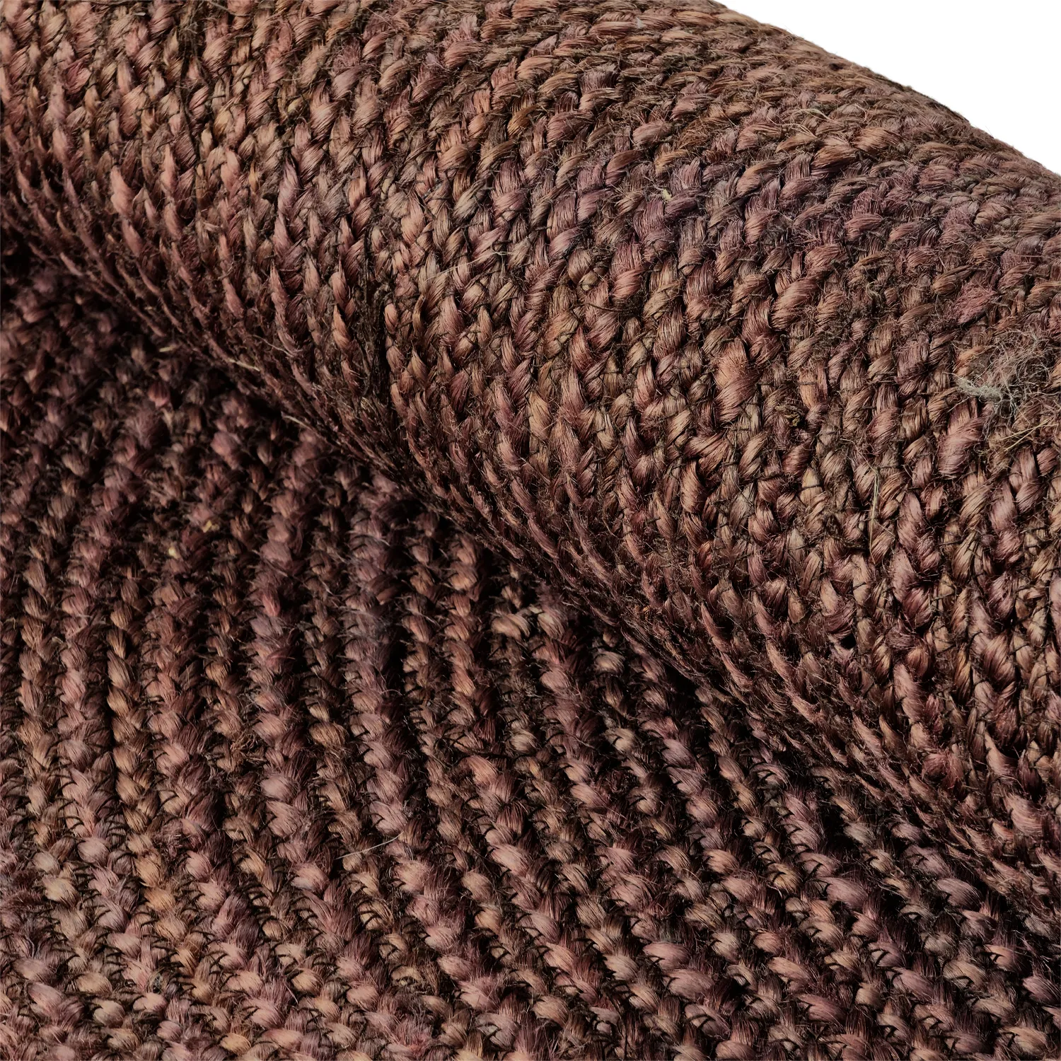 Round jute rug - Amasia (coffee)