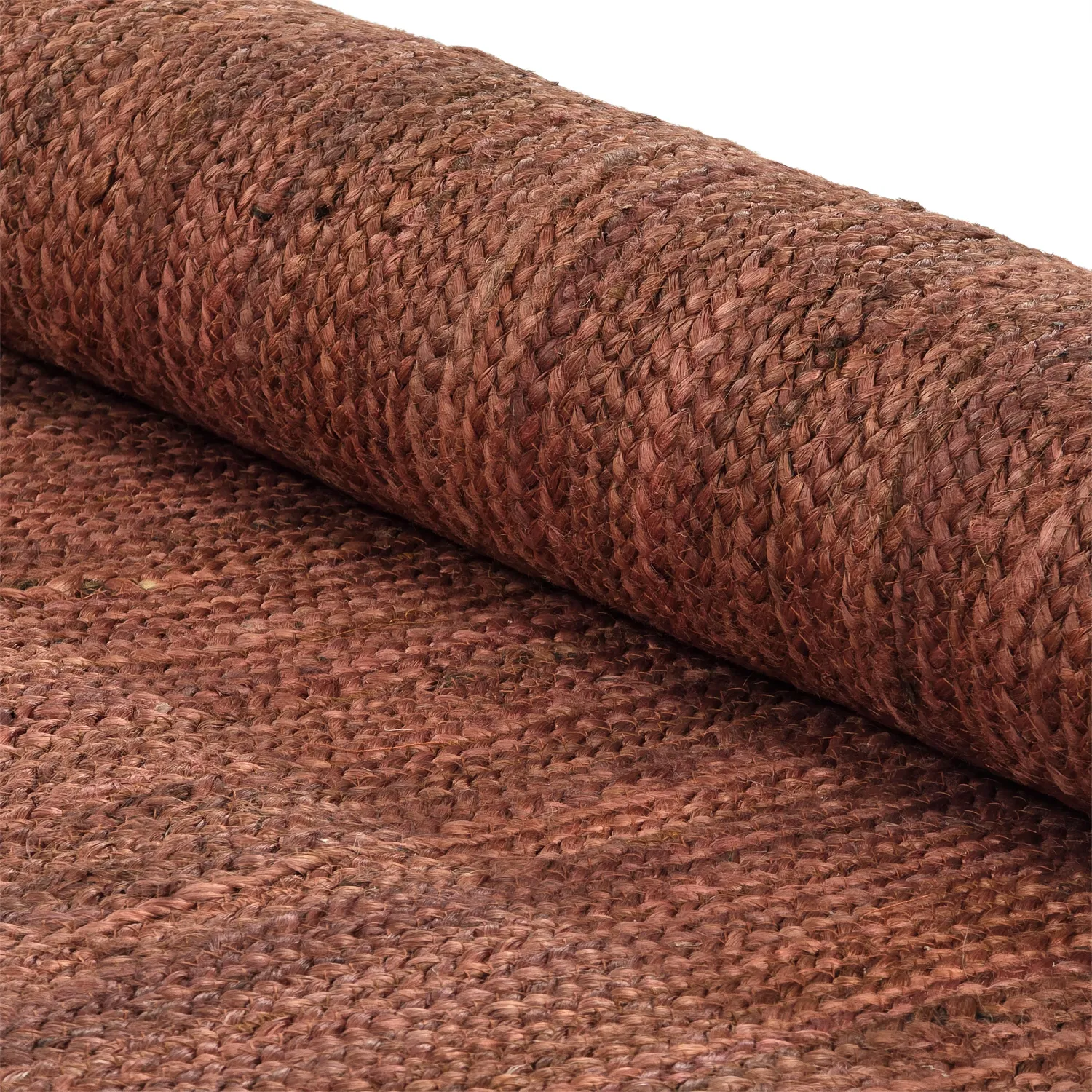 Jute rug - Amasia (chestnut)