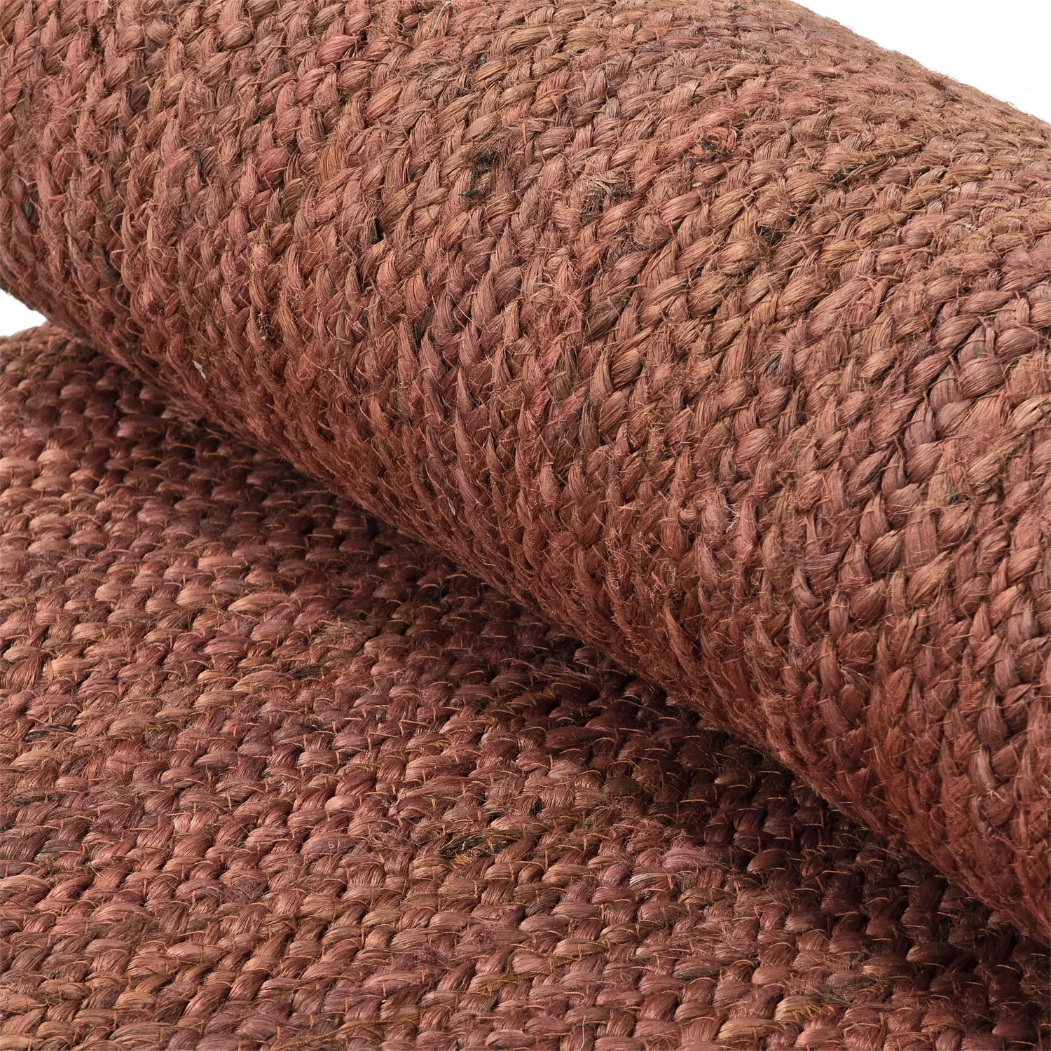 Jute rug - Amasia (chestnut)