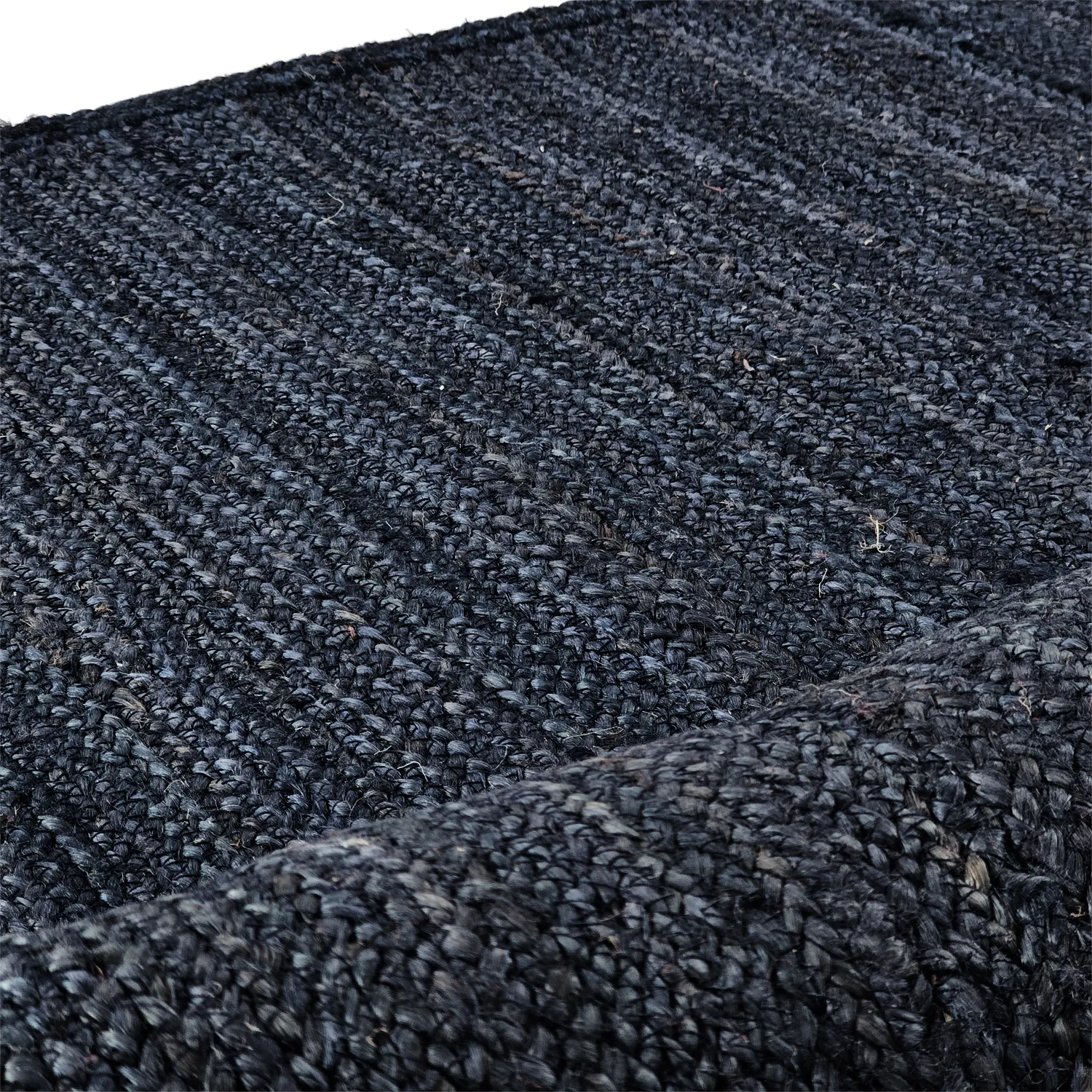 Jute rug - Amasia (dark blue)