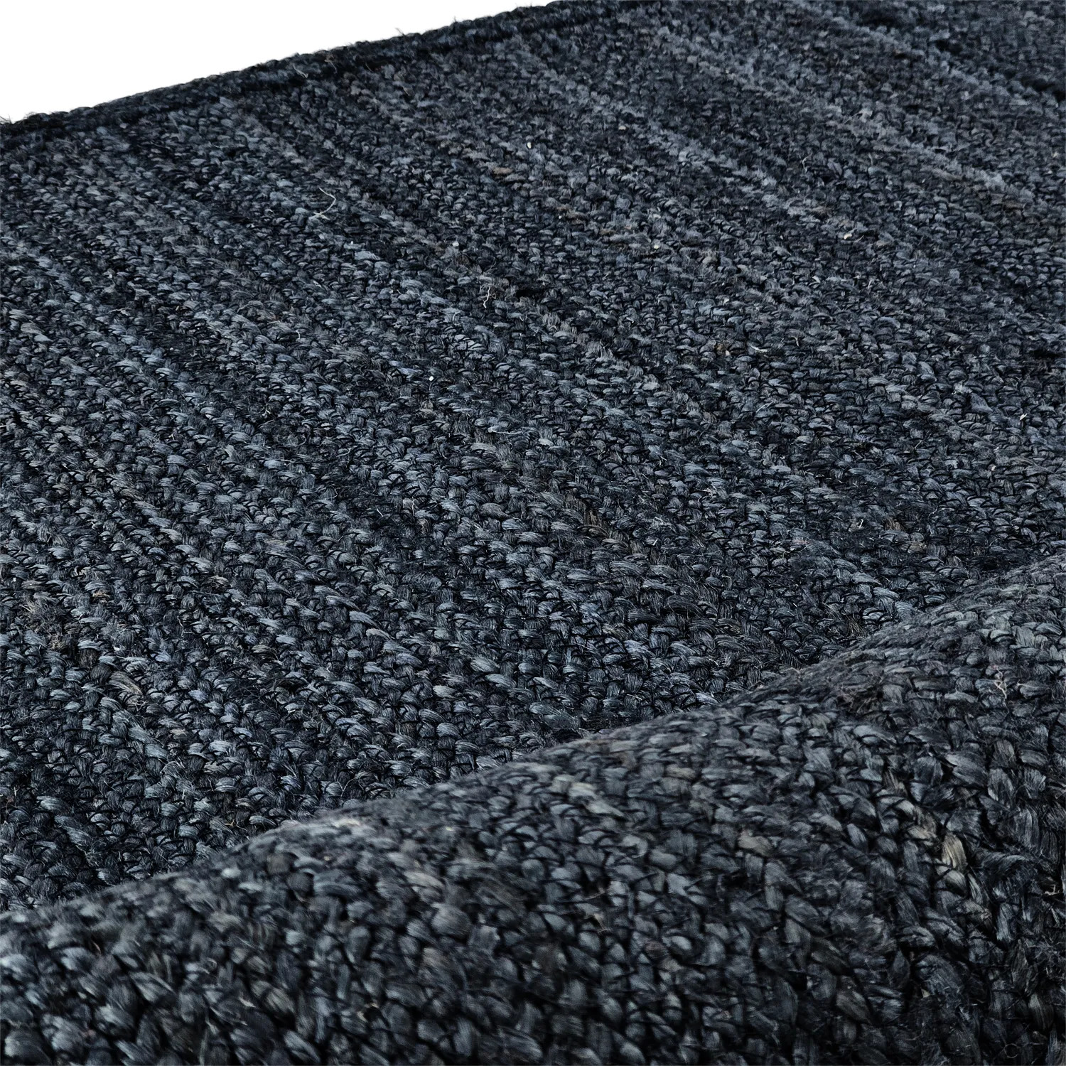 Jute rug - Amasia (dark blue)