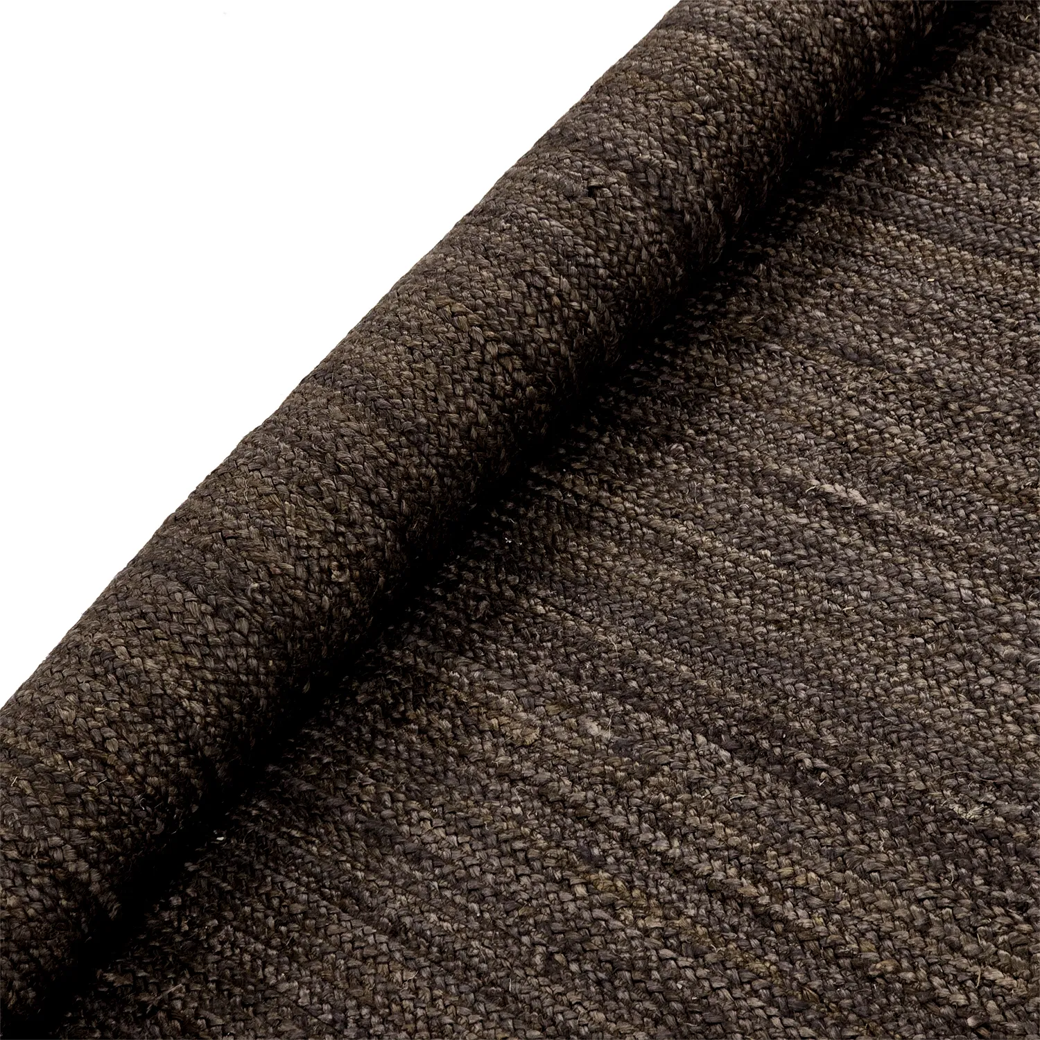 Jute rug - Amasia (dark taupe)