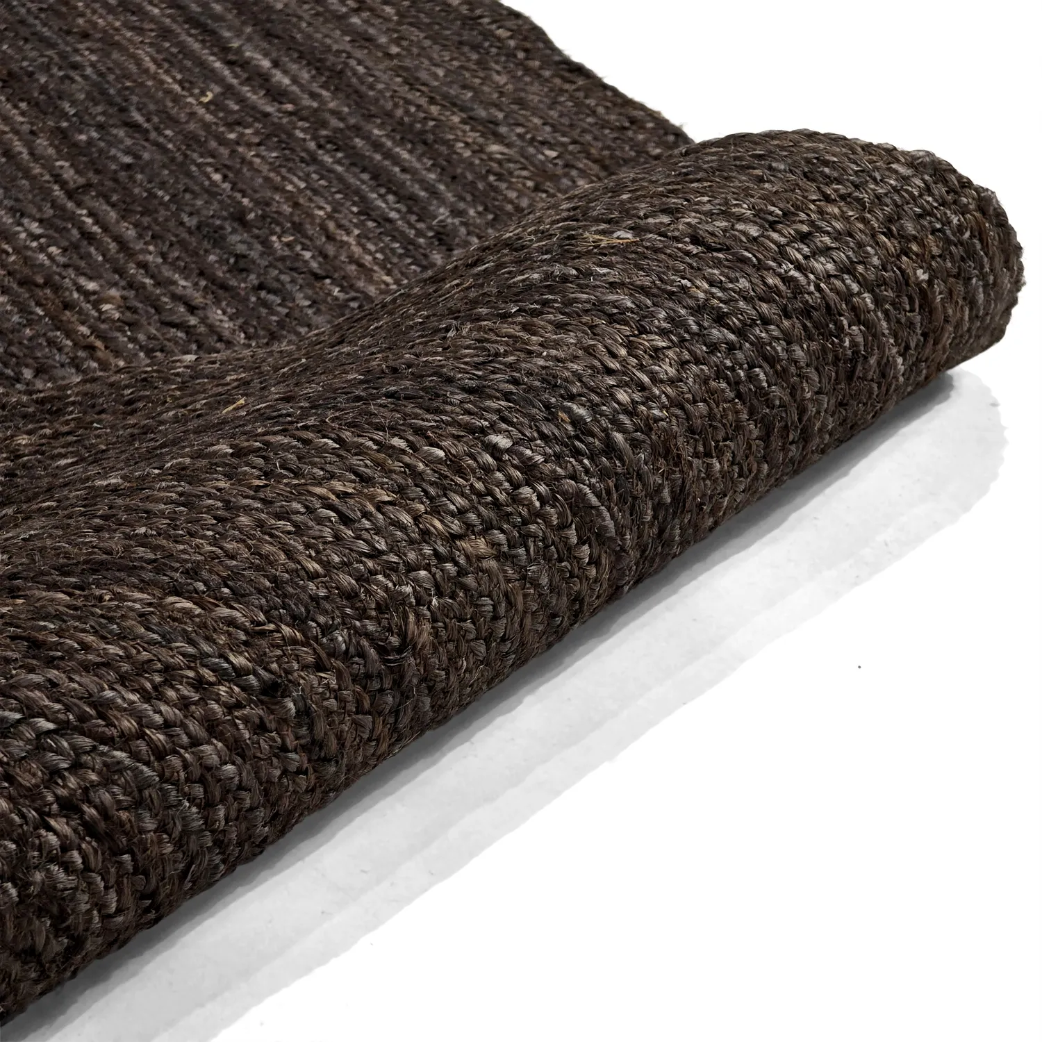 Jute rug - Amasia (dark taupe)