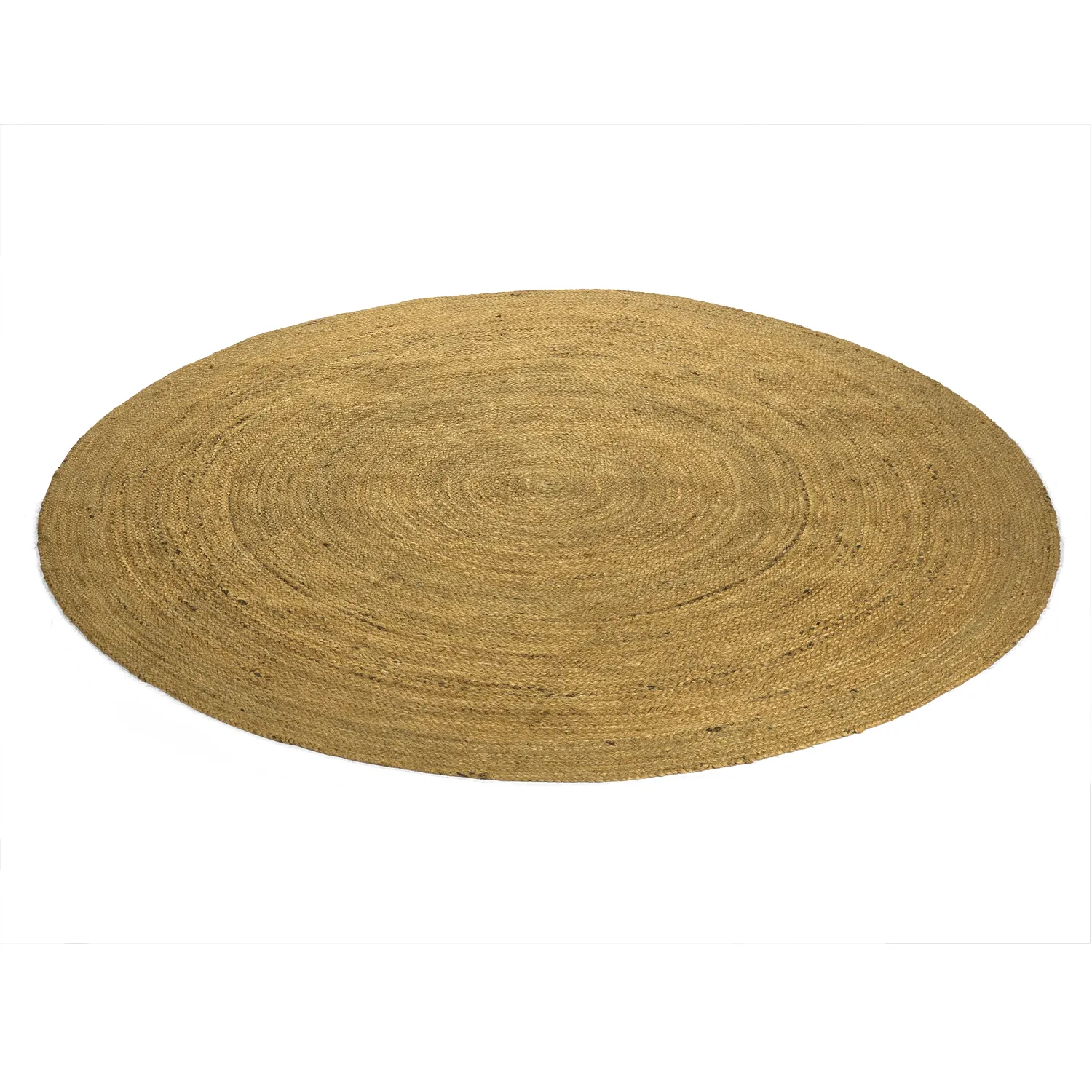 Round jute rug - Amasia (orange)