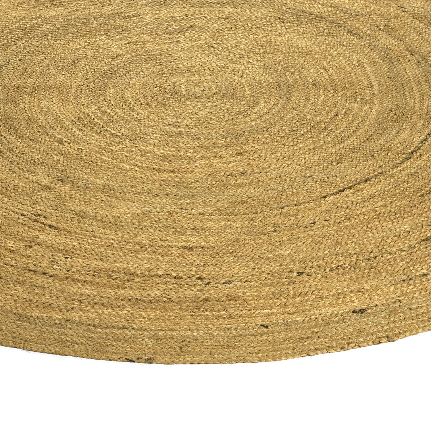 Round jute rug - Amasia (orange)