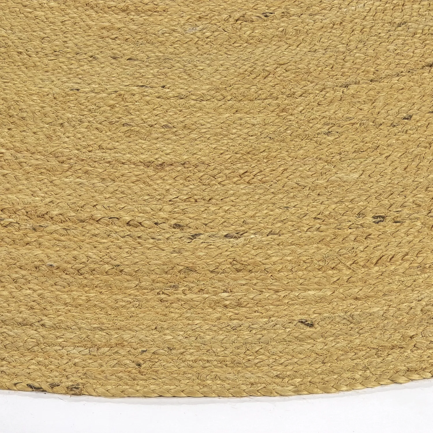 Round jute rug - Amasia (orange)