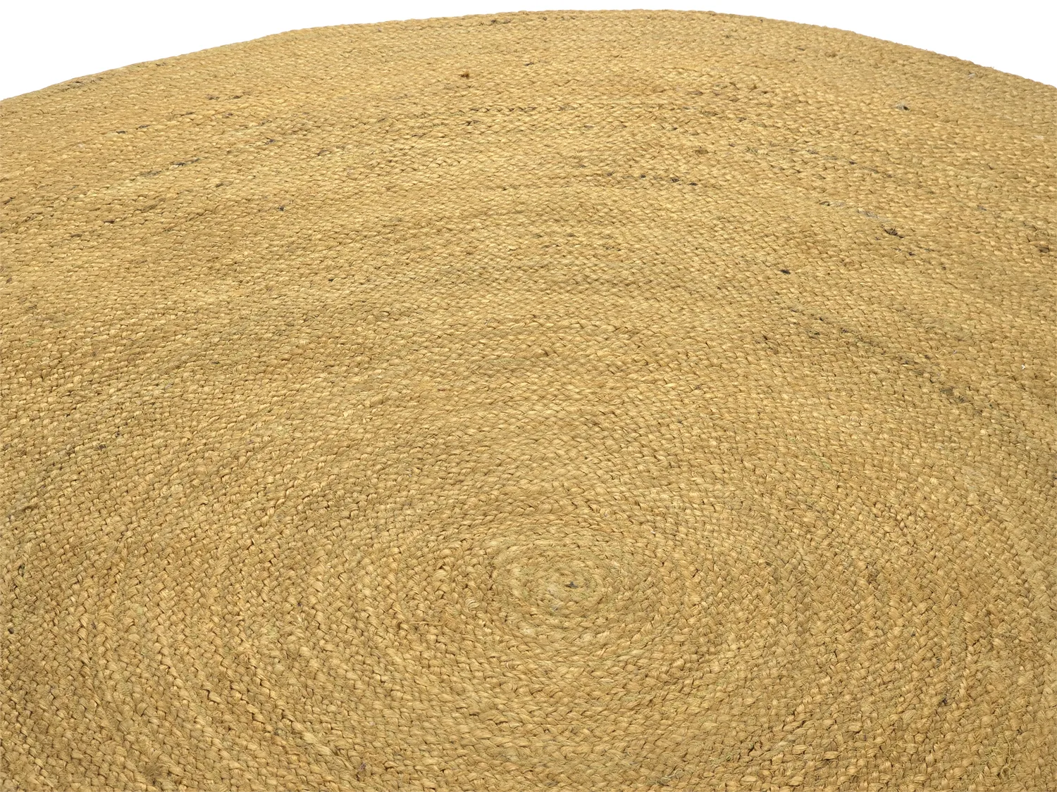 Round jute rug - Amasia (orange)