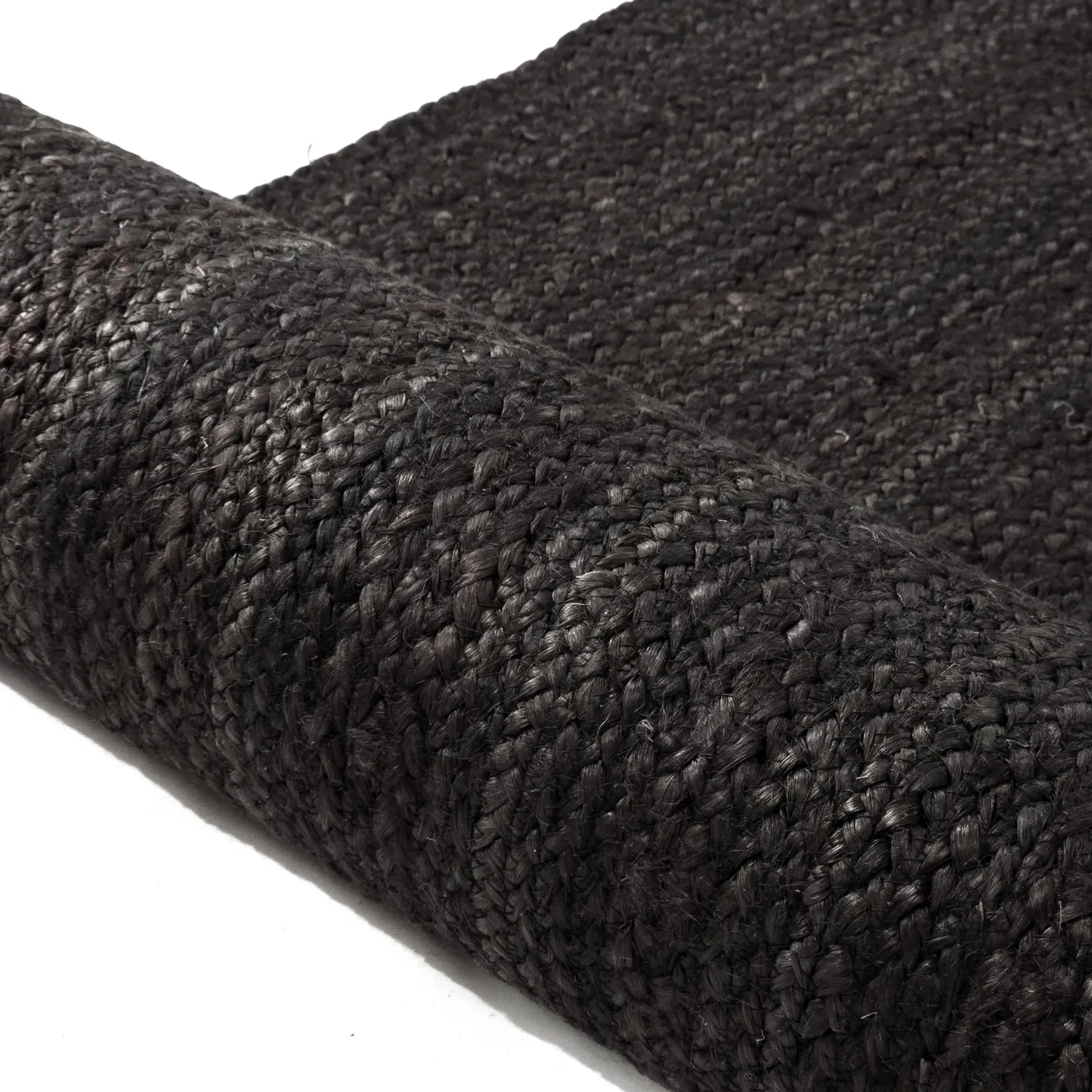 Jute rug - Amasia (black)