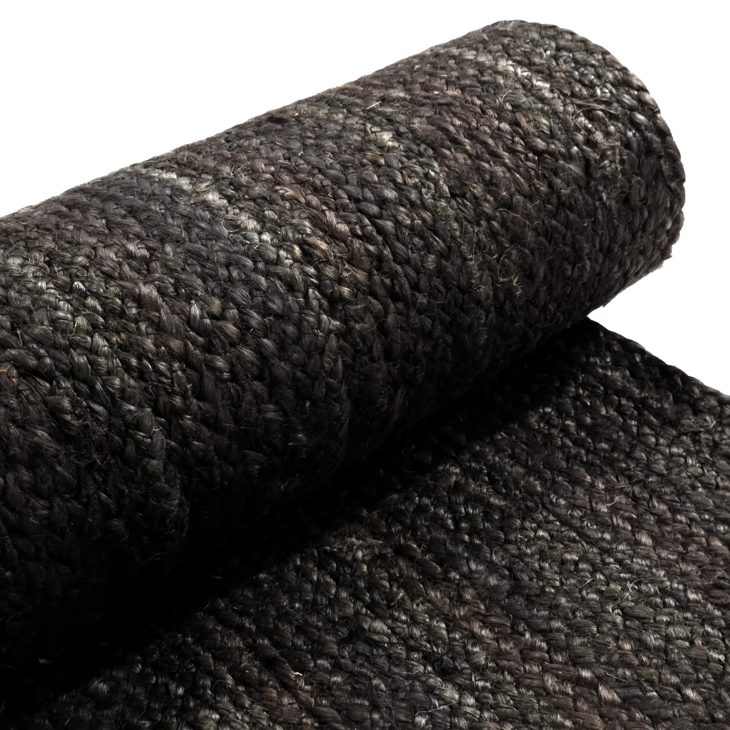 Jute rug - Amasia (black)