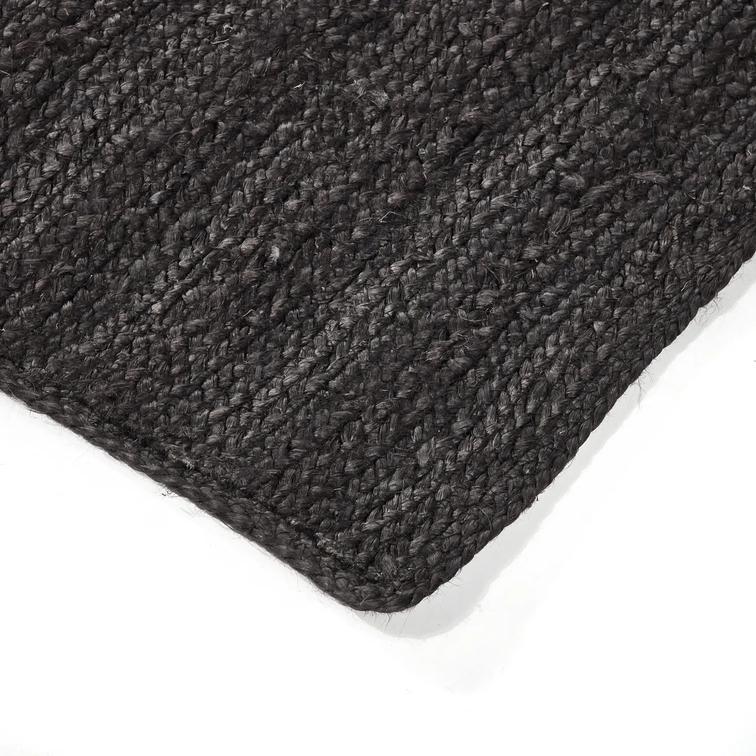 Jute rug - Amasia (black)
