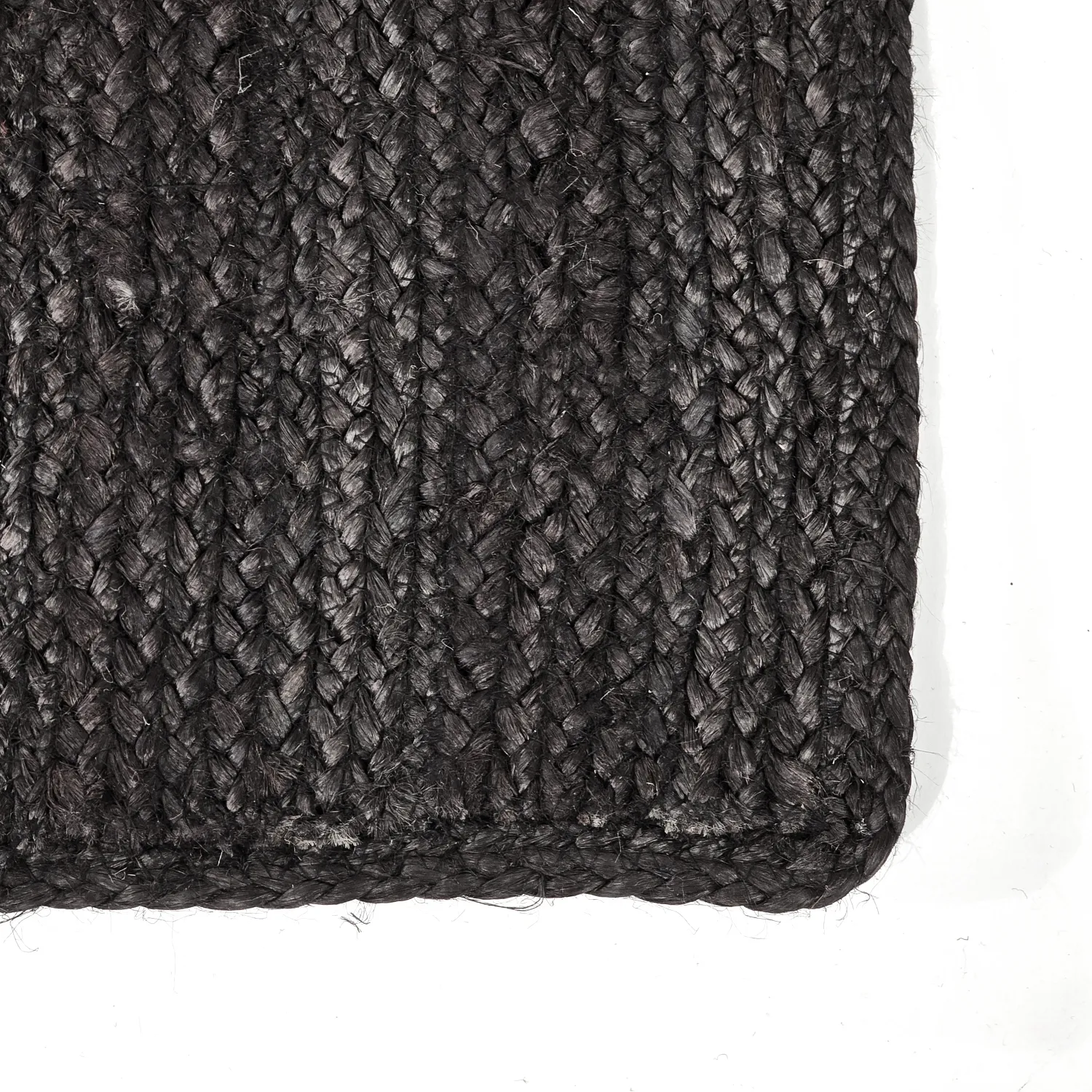 Jute rug - Amasia (black)