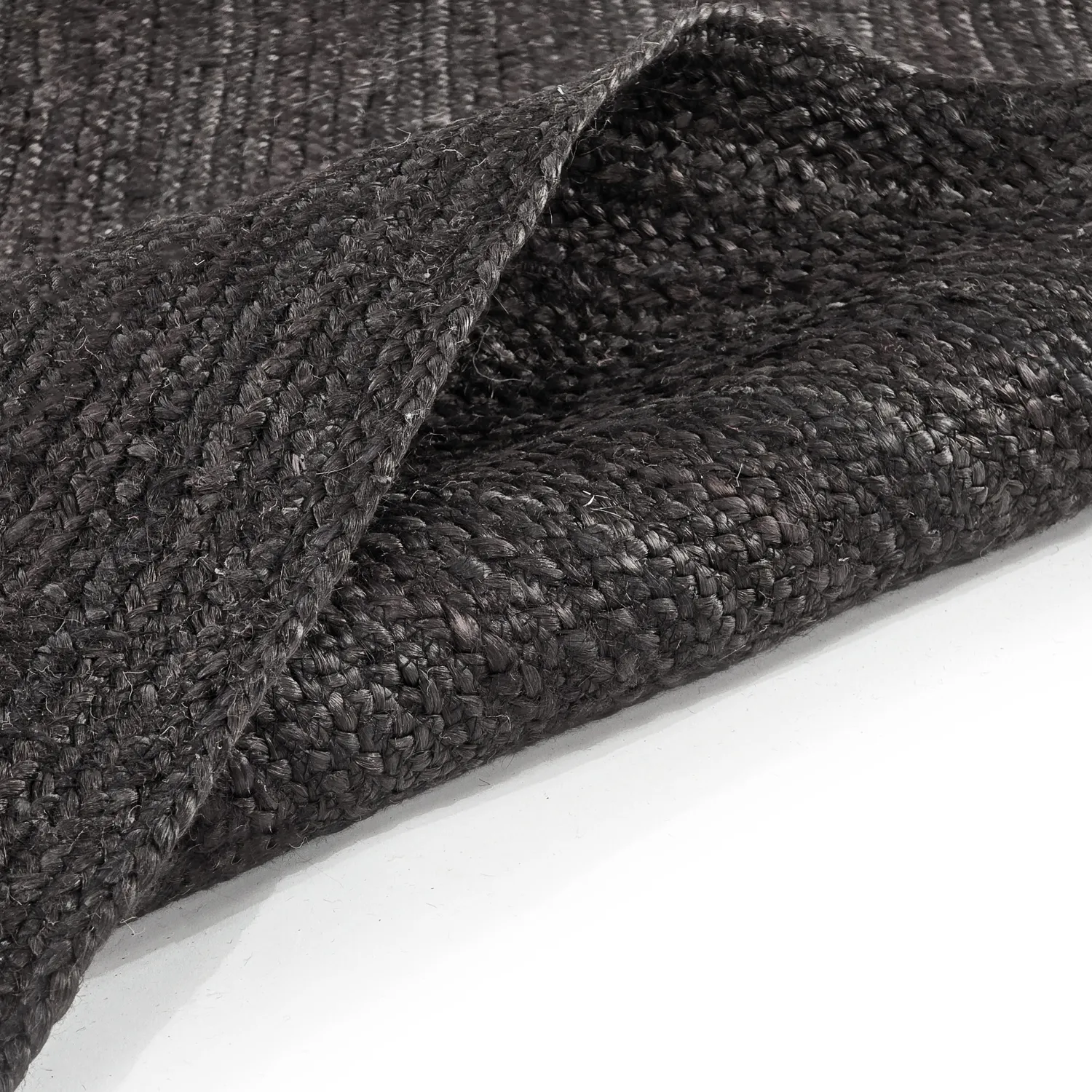 Jute rug - Amasia (black)