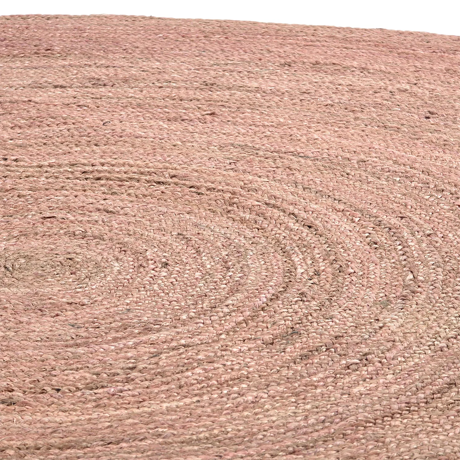 Round jute rug - Amasia (tan)