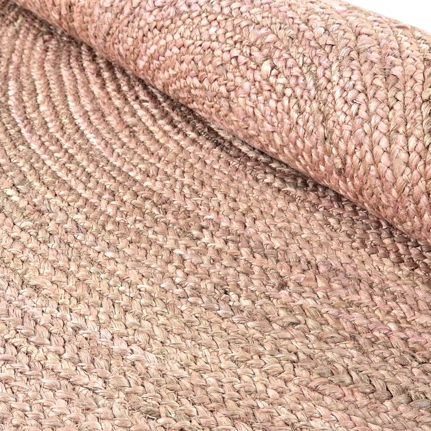 Round jute rug - Amasia (tan)