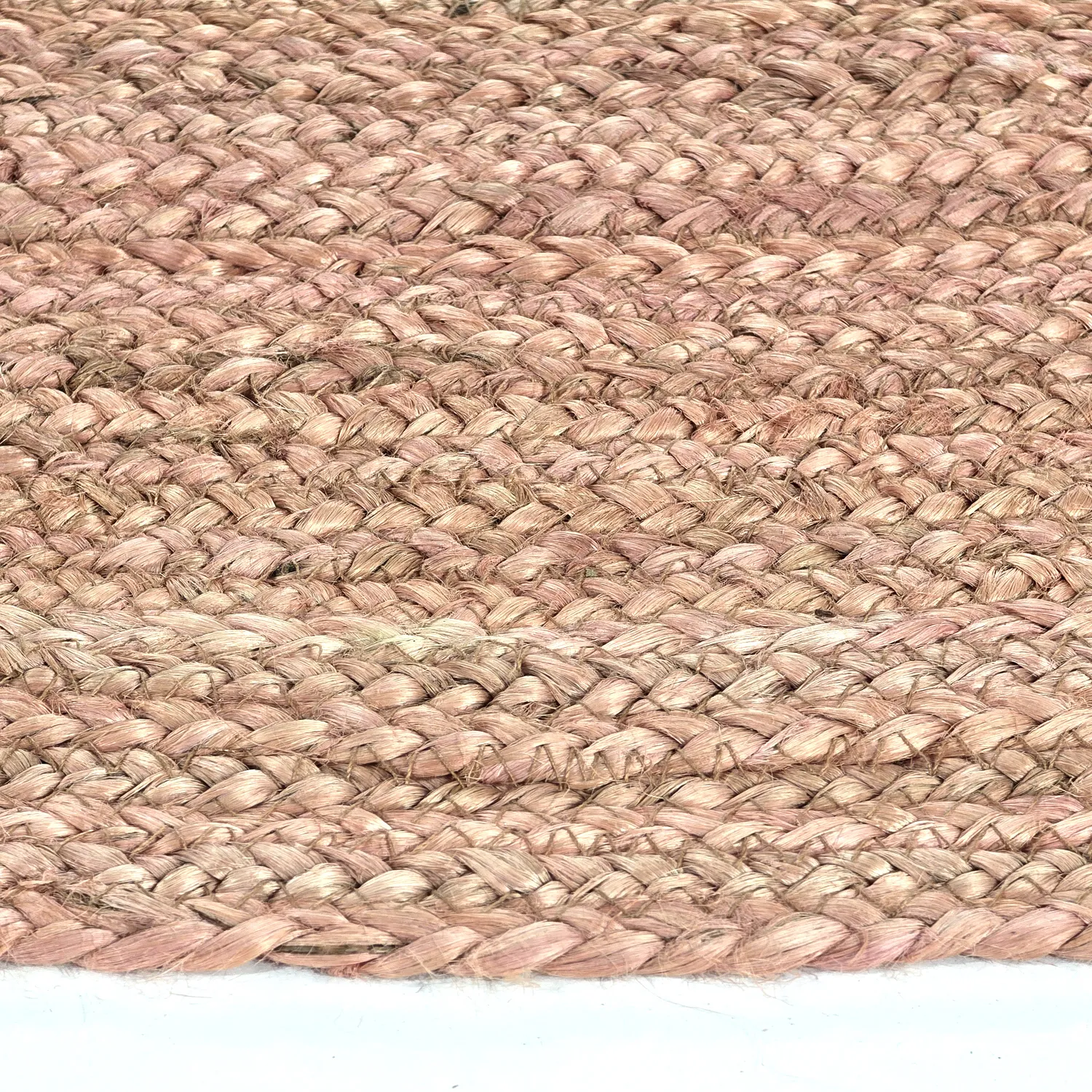 Round jute rug - Amasia (tan)