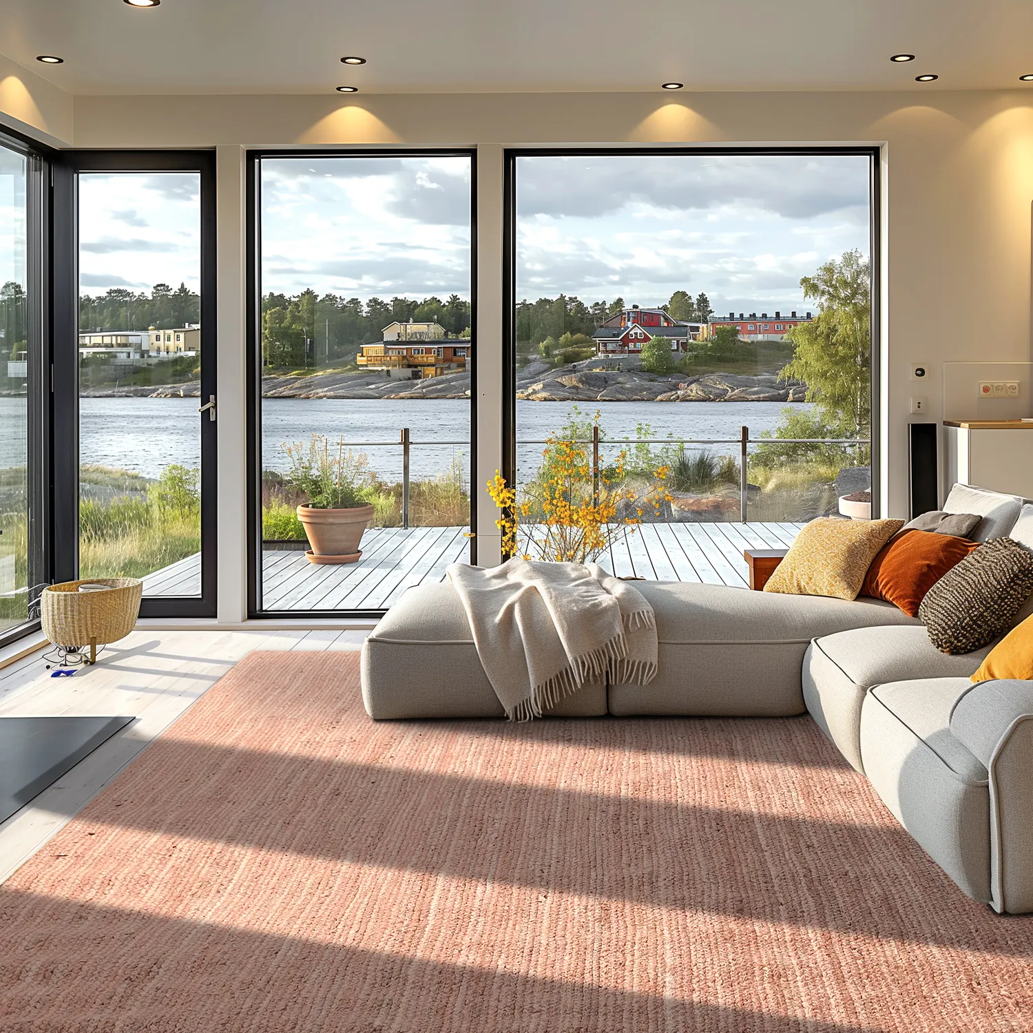 Jute rug - Amasia (tan)