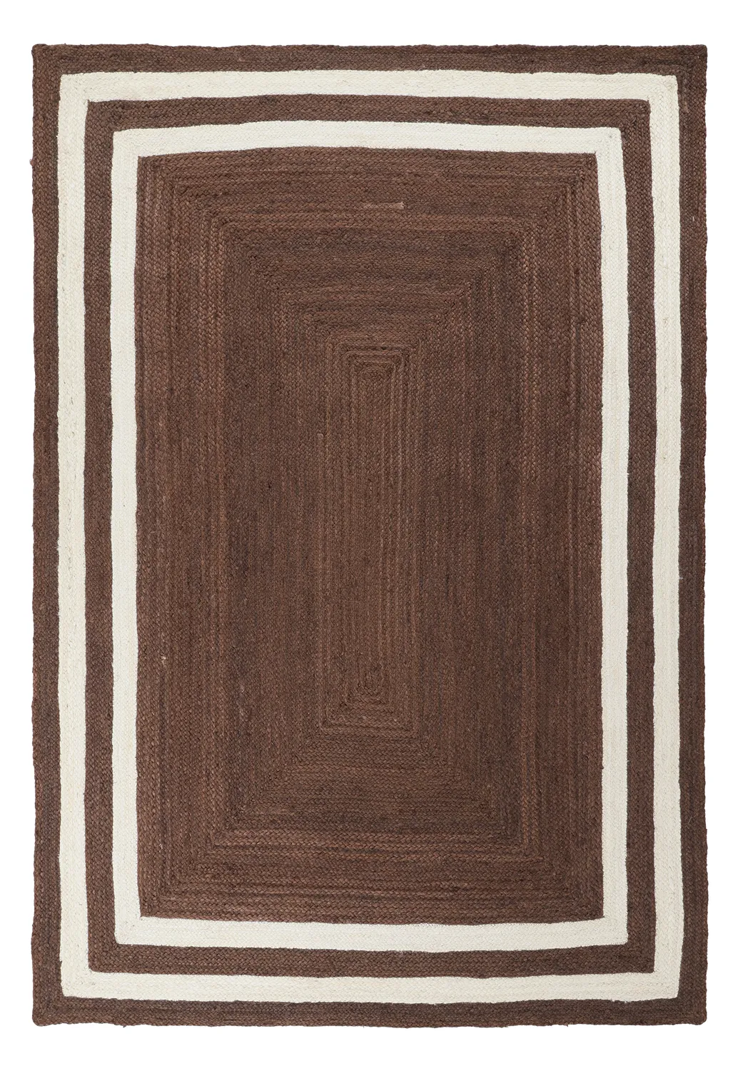 Jute rug - Jessore (brown/white)