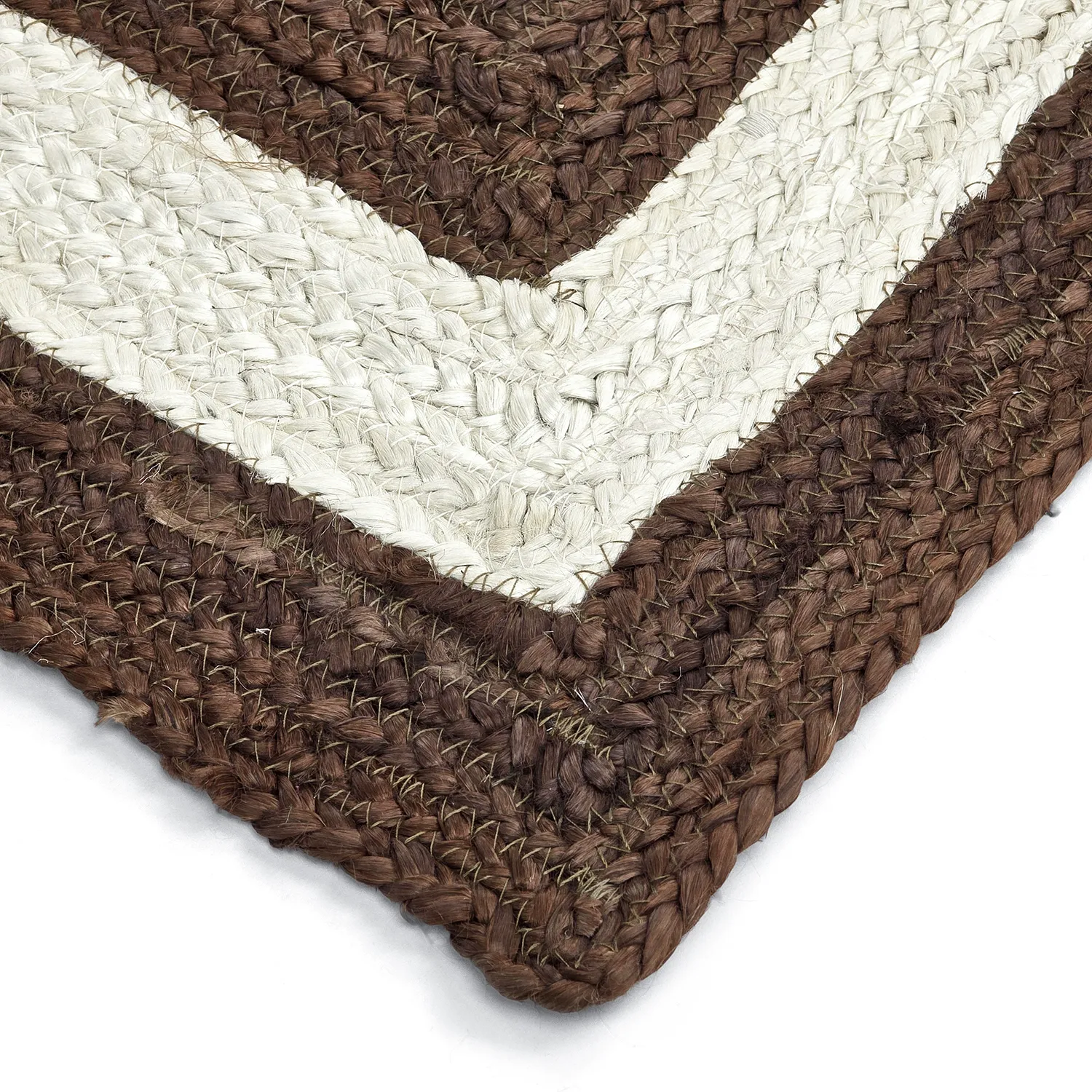 Jute rug - Jessore (brown/white)