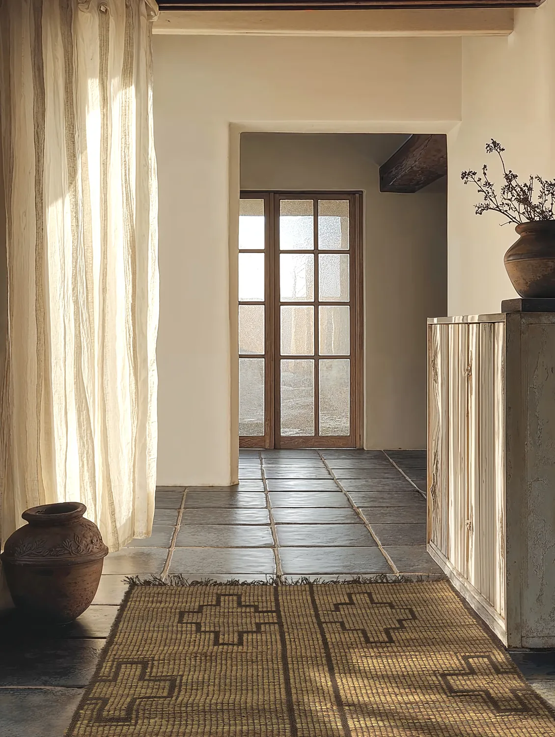 Jute rug - Kavita (brown)