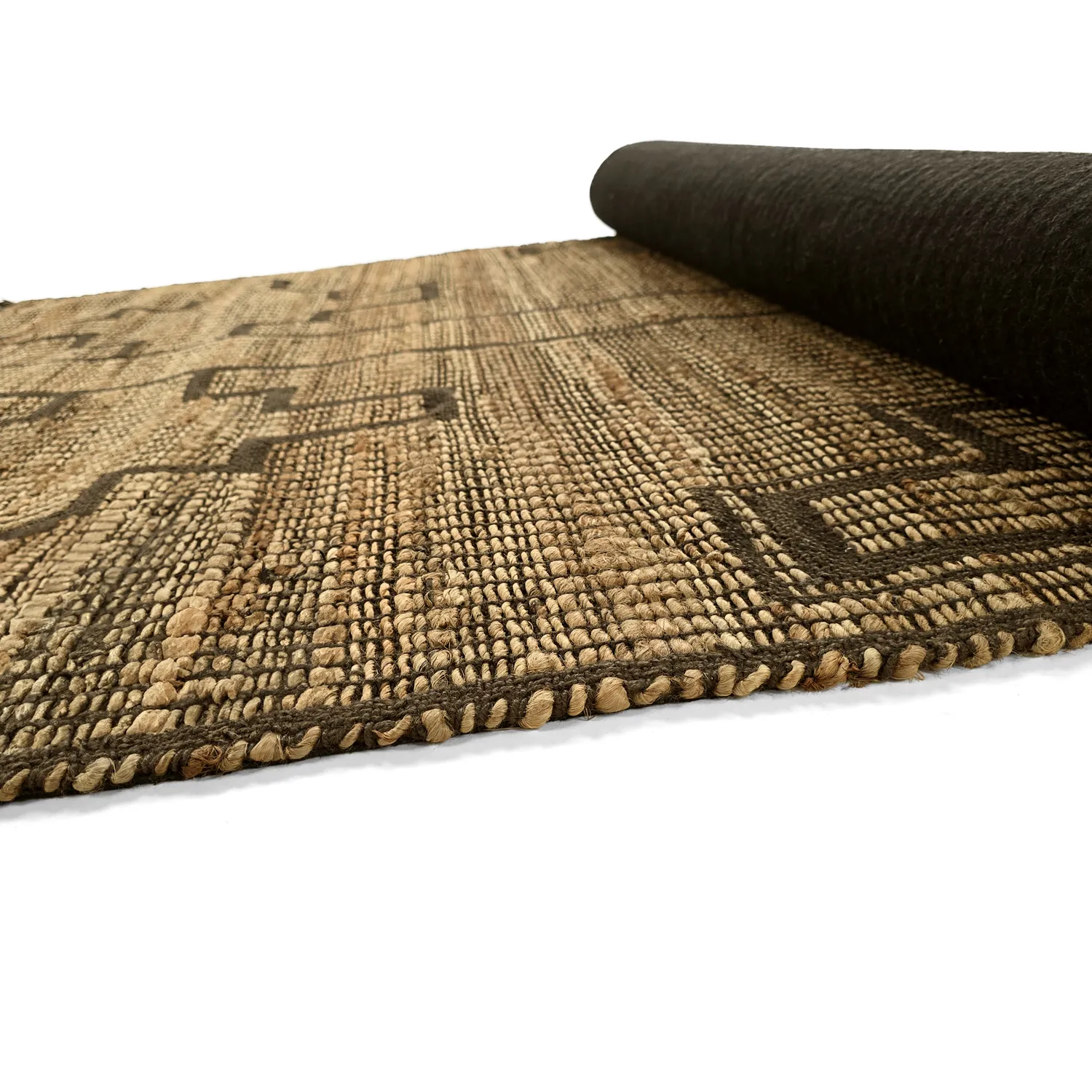 Jute rug - Kavita (brown)