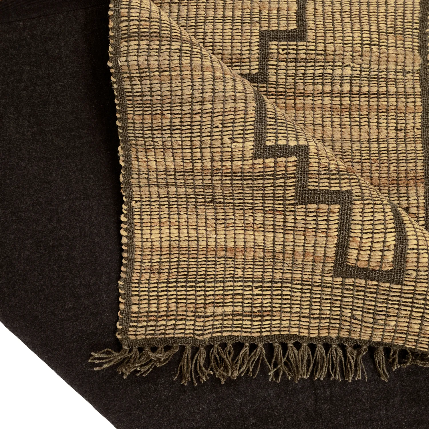 Jute rug - Kavita (brown)
