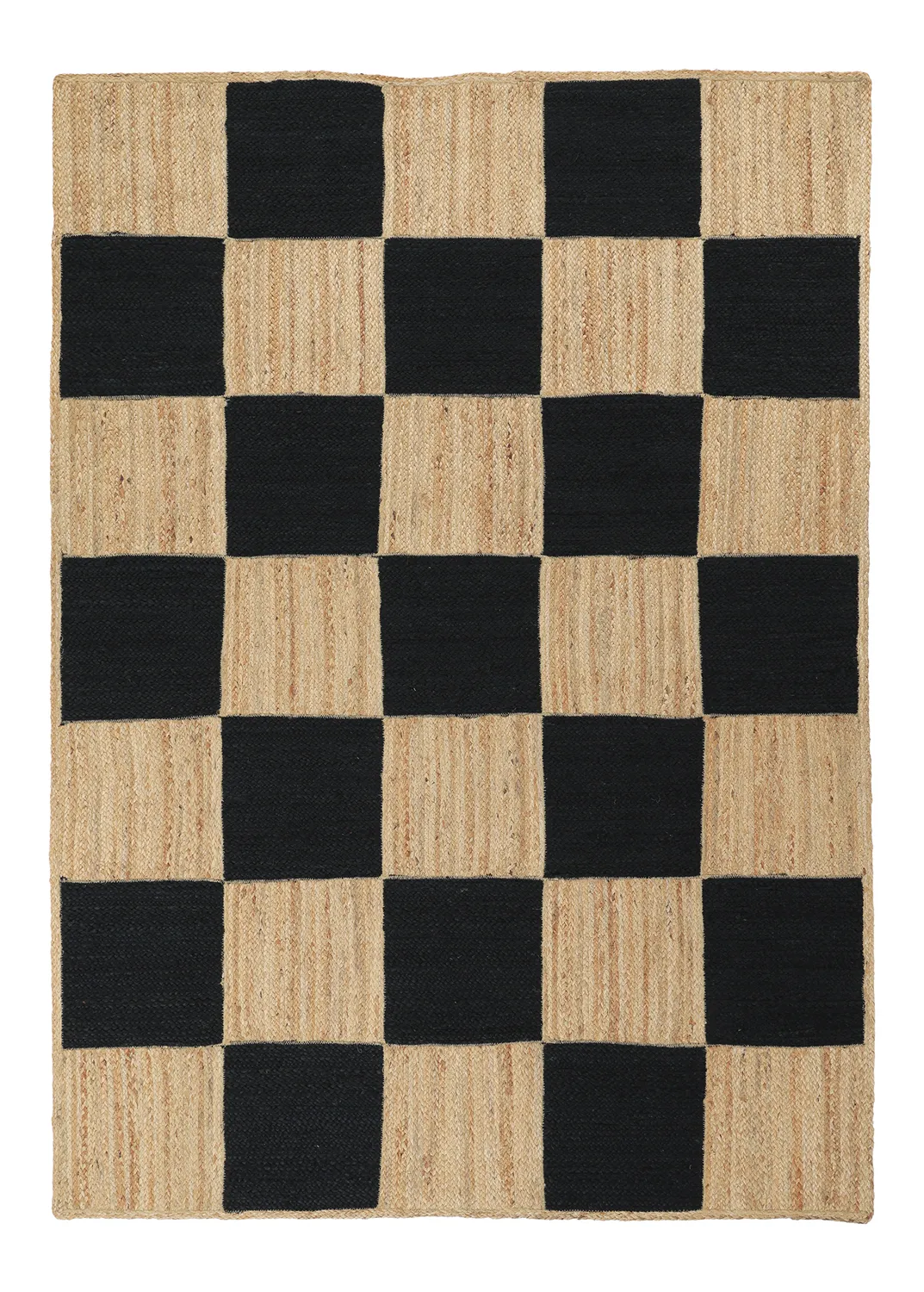 Jute rug - Khulna (natural/black)